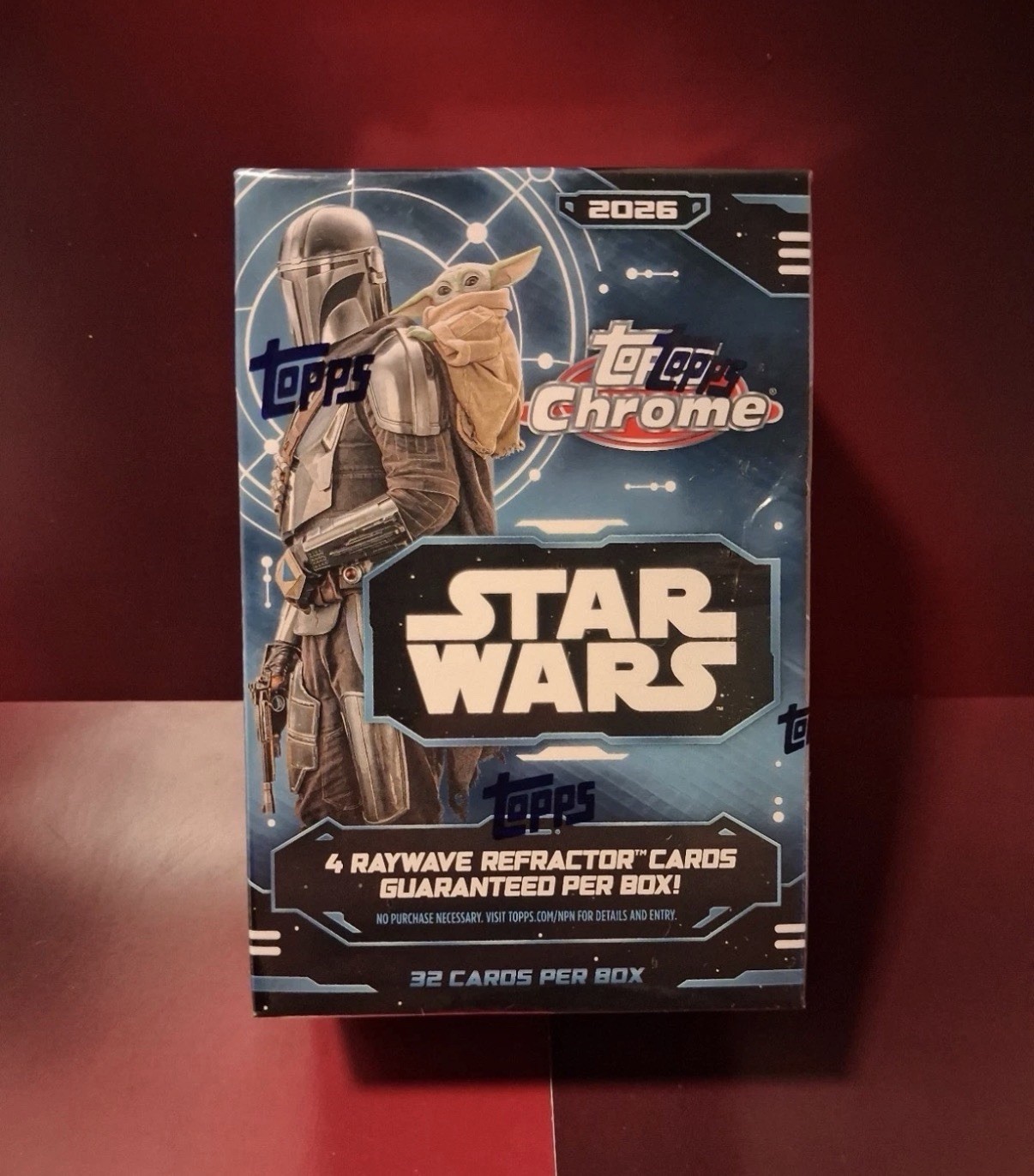 2026 TOPPS CHROME STAR WARS Value Blaster Box Disney Brand New Sealed QTY