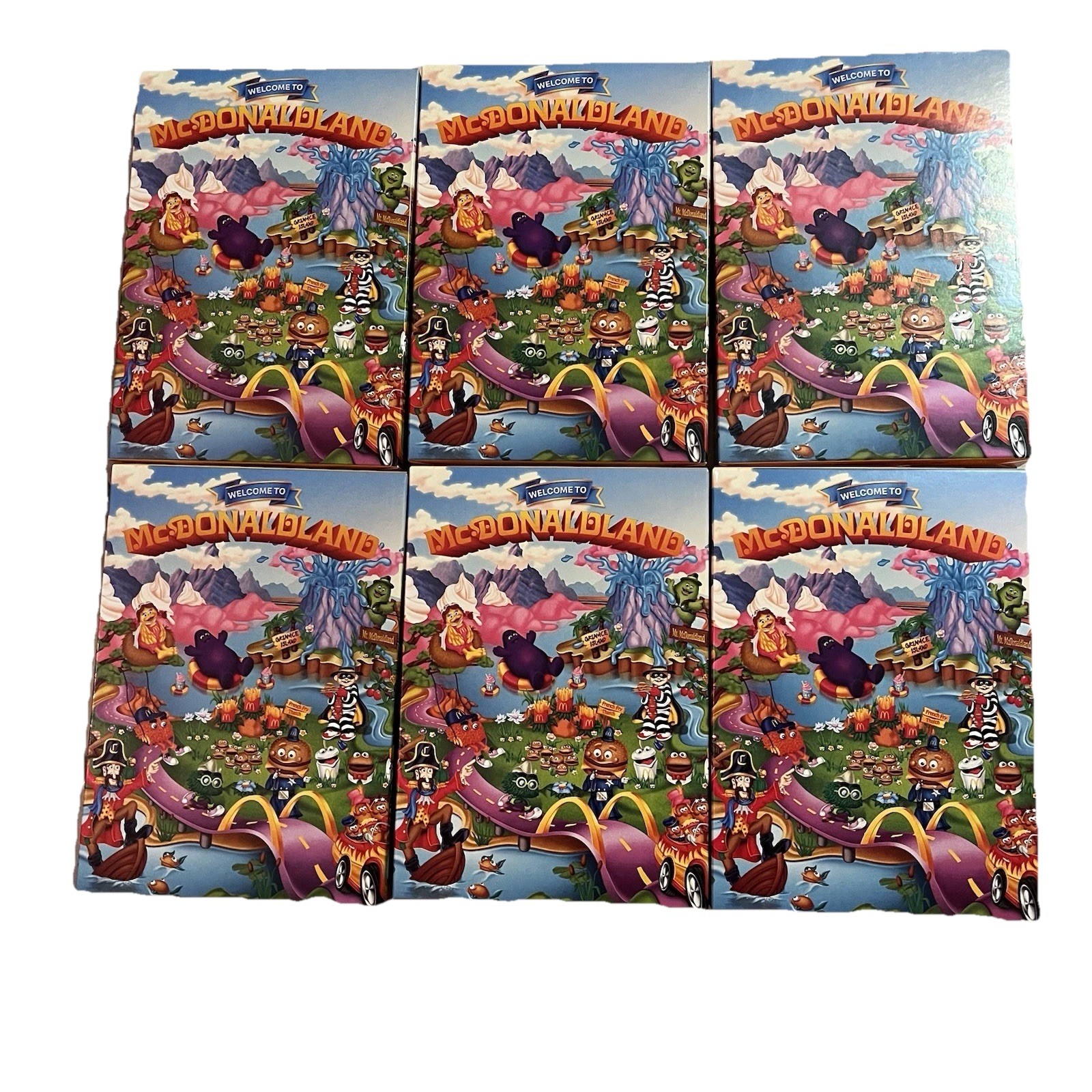 McDonald's The McDonaldLand Adult Happy Meal complete set 6 Sealed Boxes 2025