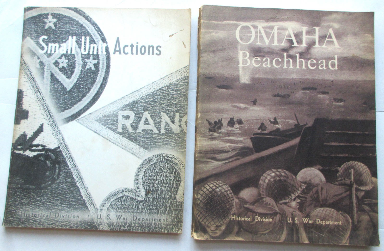 Two US War Dept. histories: Omaha Beach and Small Unit Actions