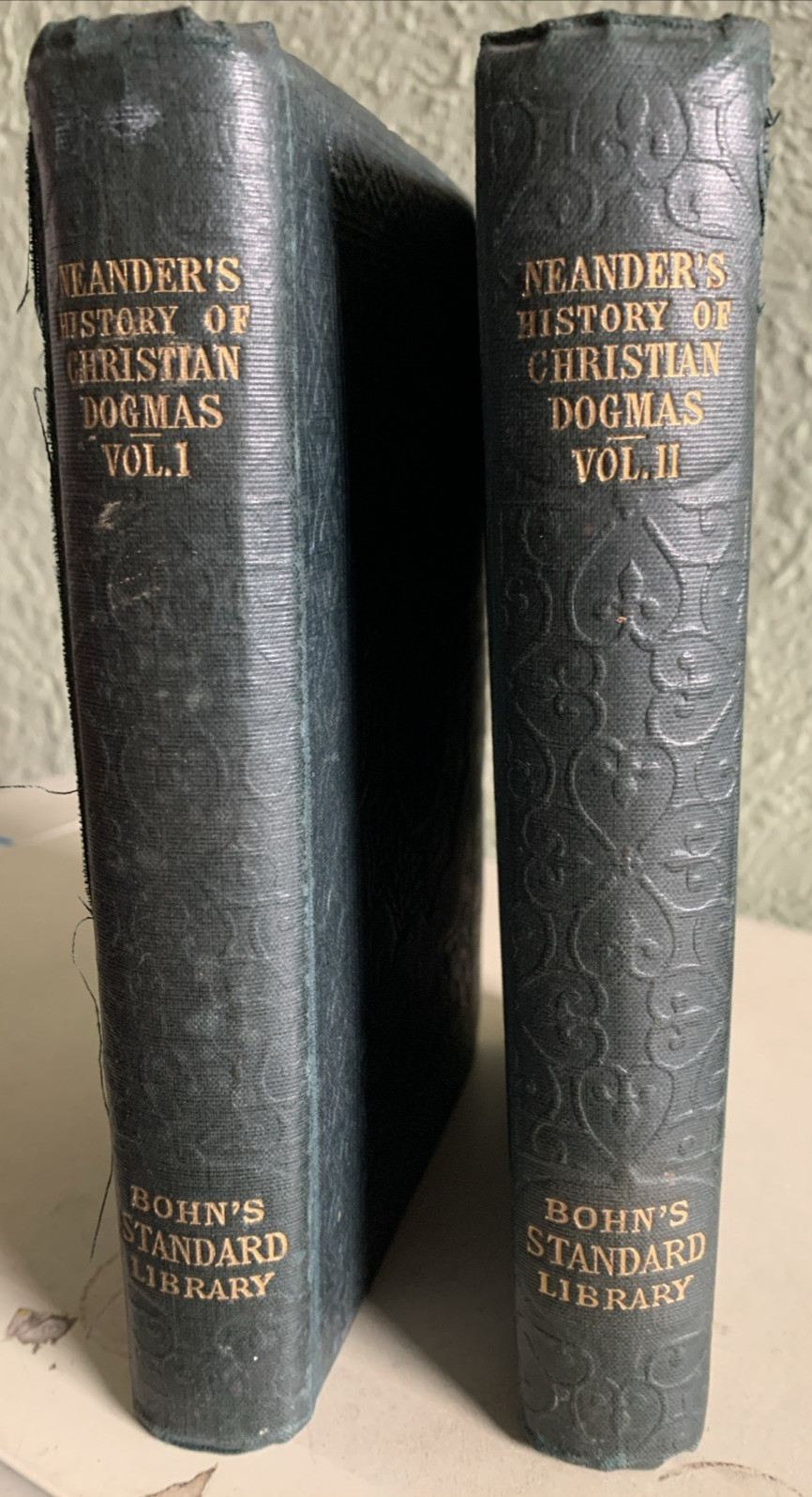 History of Christian Dogmas Volumes I & II by Augustus Neander 1878