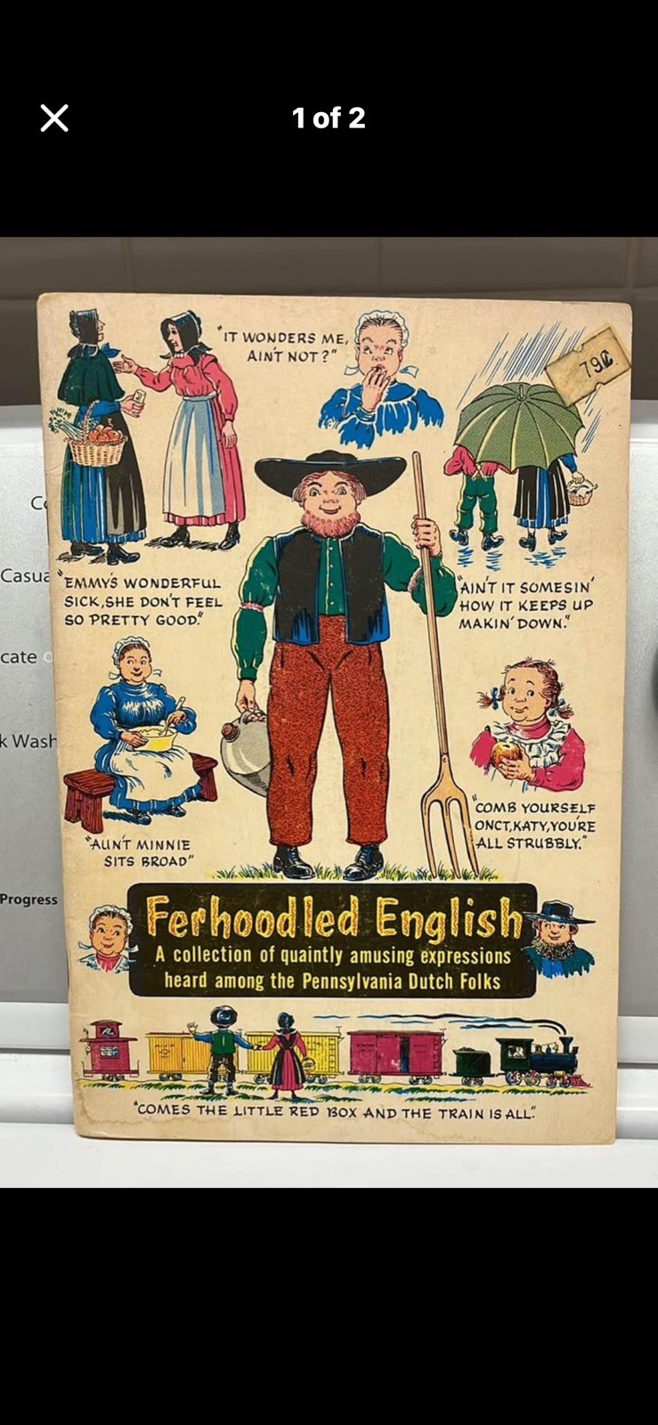 1964 Ferhoodled English Pennsylvania Dutch Expressions Vintage Booklet