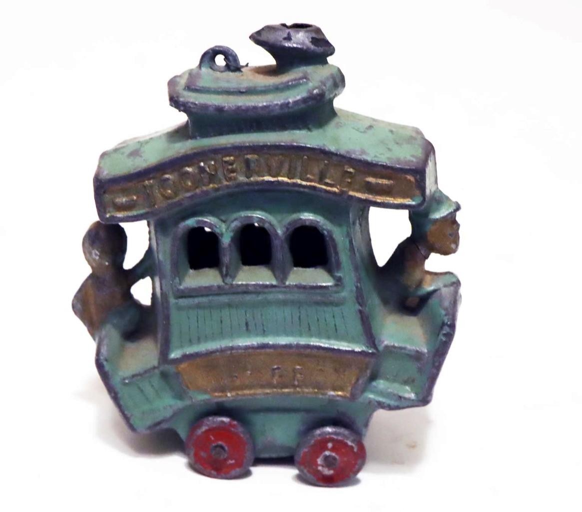 Antique Toonerville Trolley Slush Cast Metal Toy 1922 Fontaine Fox Comic Strip
