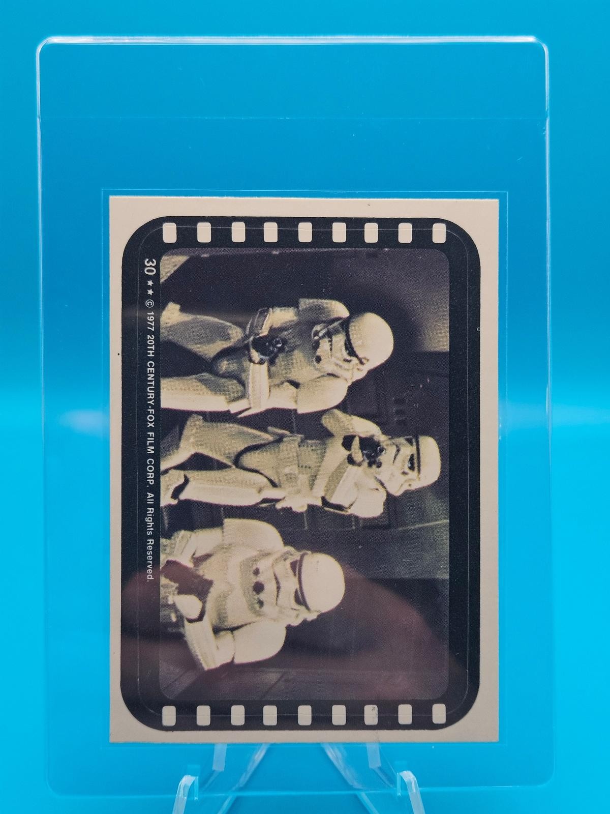 1977 Topps Star Wars #30 Deadly blasters Stickers