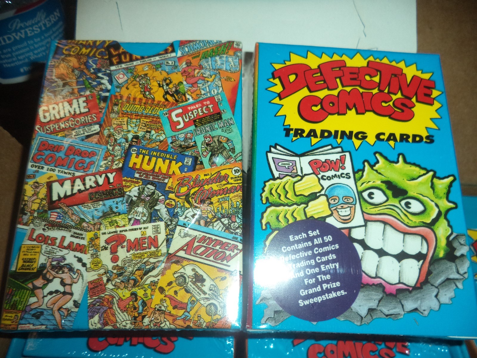 1993 DEFECTIVE COMICS factory sealed set COMPLETE 50 CARD SET only 40K made