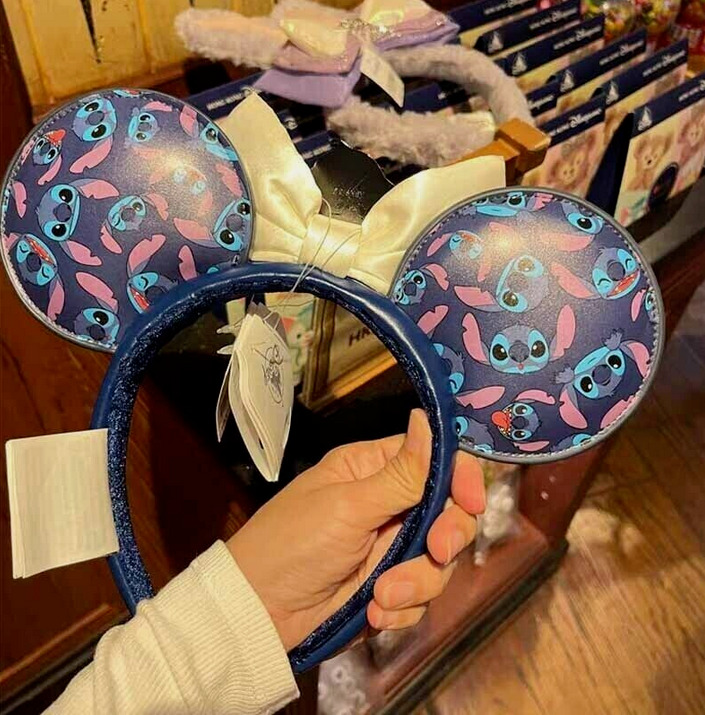 Authentic Disney 2024 Stitch Ear Headband Disneyland Exclusive Limited Edition