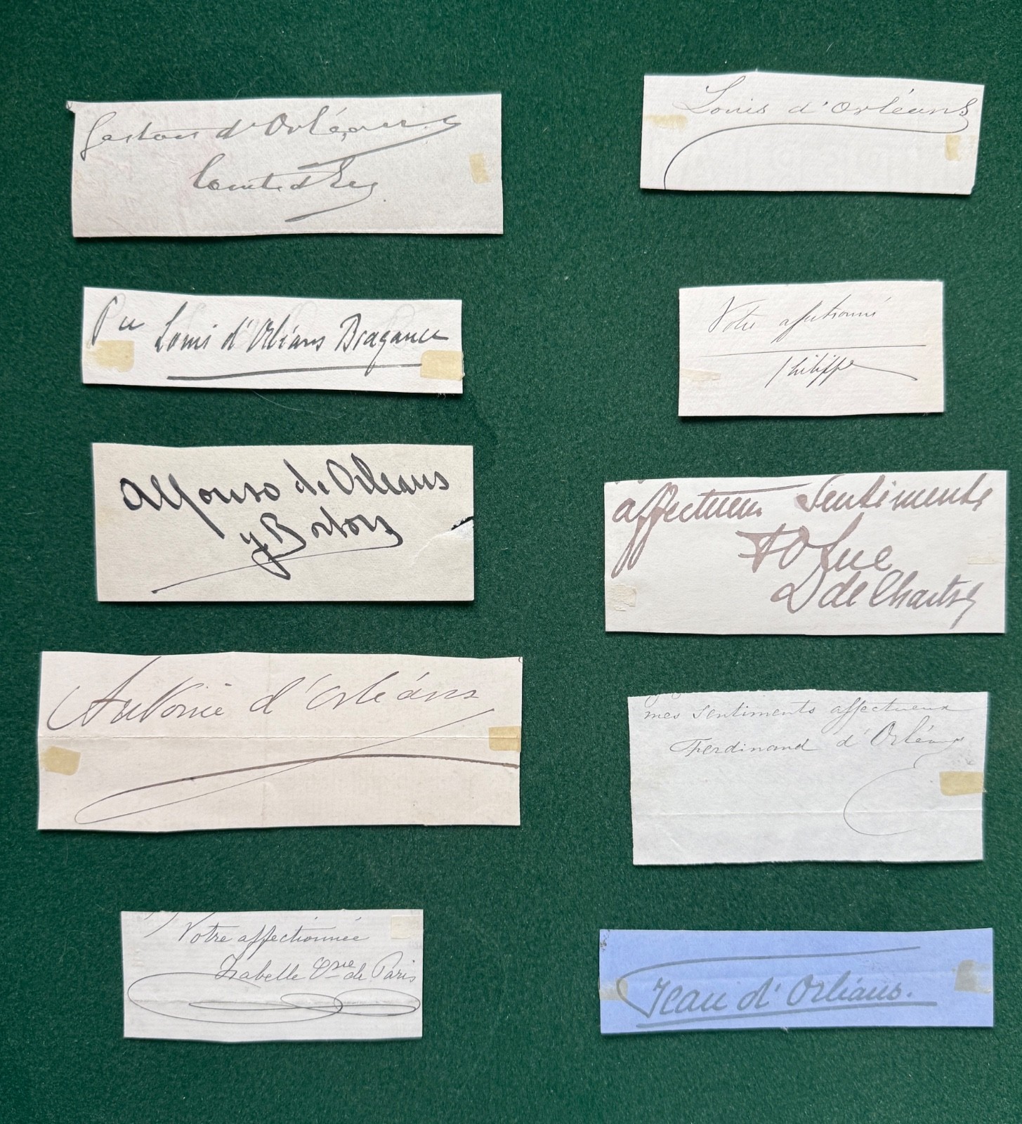 King Louis-Philippe Brazil Orleans Braganza Royals Antique Autograph Collection