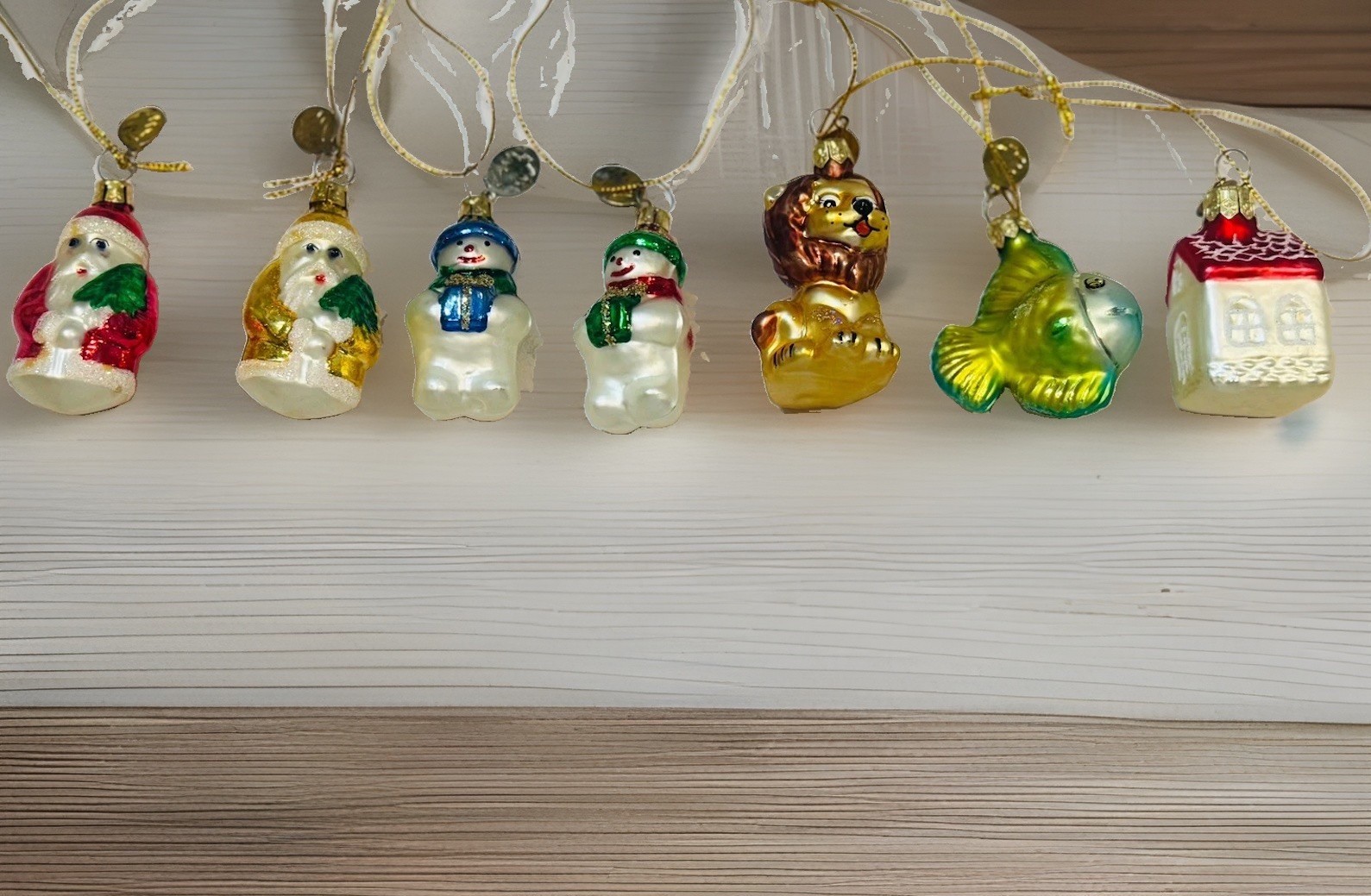Christopher Radko Unique Variety of Blown Glass Christmas Ornaments MINT 7pc Lot Christopher Radko Unique Variety of Blown Glass Christmas Ornaments MINT 7pc Lot