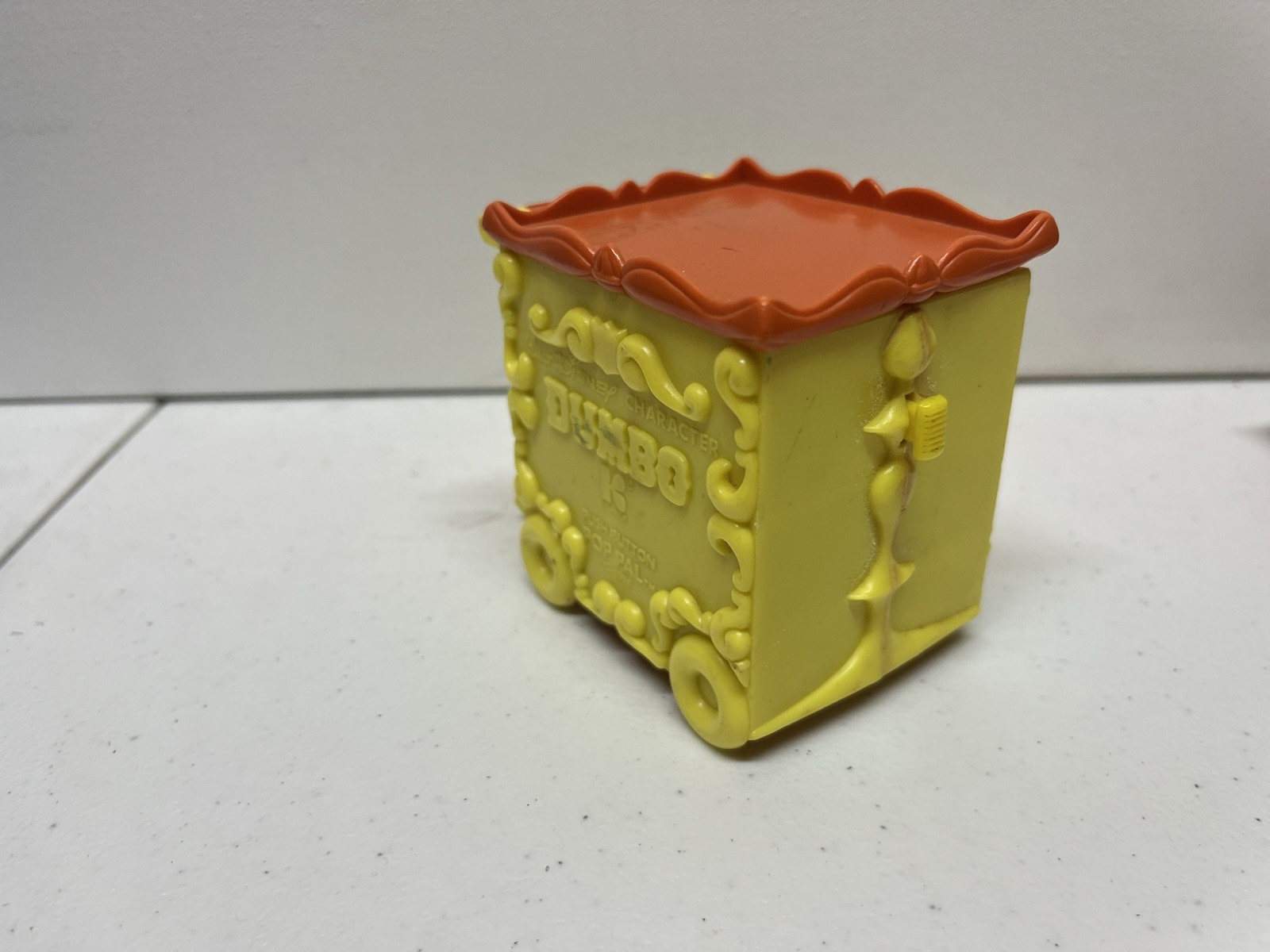 Vintage 1960’s Walt Disney Working Dumbo Push Pop Pal Train Car, Kohner Bros, Vintage 1960’s Walt Disney Working Dumbo Push Pop Pal Train Car, Kohner Bros,