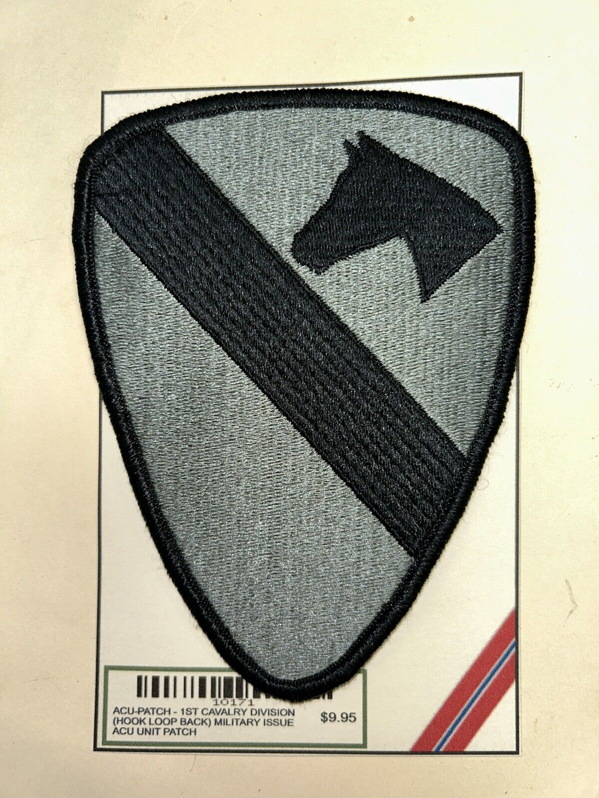 U.S. ARMY - 1ST CAVALRY DIVISION / ACU UNIT PATCH [HOOK/LOOP REVERSE]