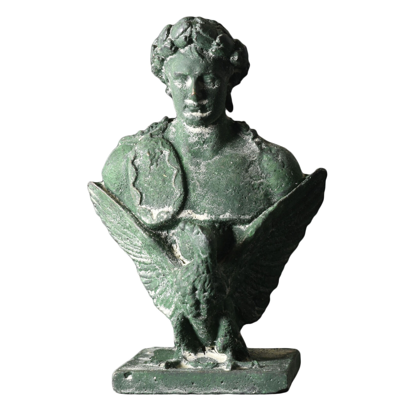 Napoleon Bonaparte Hot Cast Bronze Bust Statuette Aged With Antique Green Patina