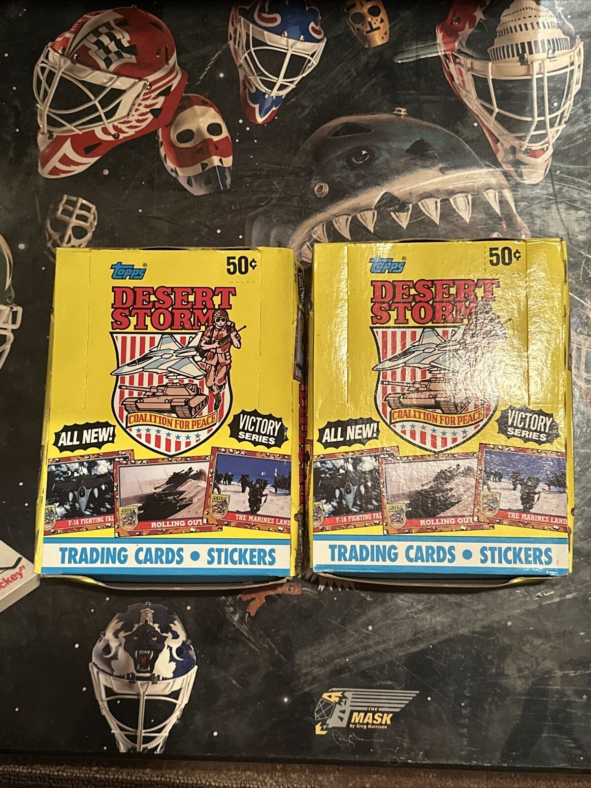 1991 TOPPS DESERT STORM Victory Series 2 Boxes With 72 Fresh Wax Packs