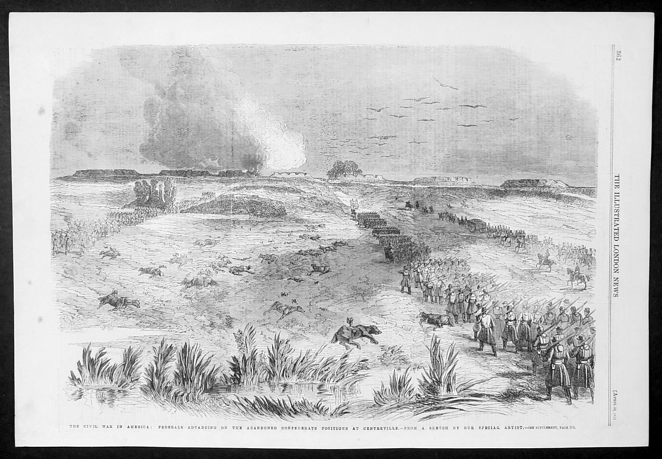 1862-64 Illustrated London News 5 x Antique Pages American Civil War Battles #9 1862-64 Illustrated London News 5 x Antique Pages American Civil War Battles #9
