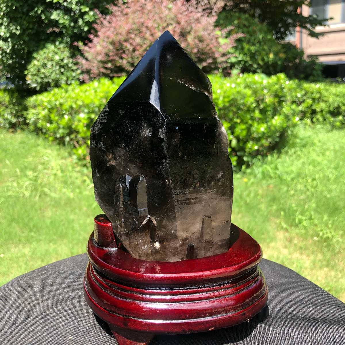 5.41LB Natural Smoky Quartz Crystal Freeform Mineral Specimen Healing+stand 5.41LB Natural Smoky Quartz Crystal Freeform Mineral Specimen Healing+stand