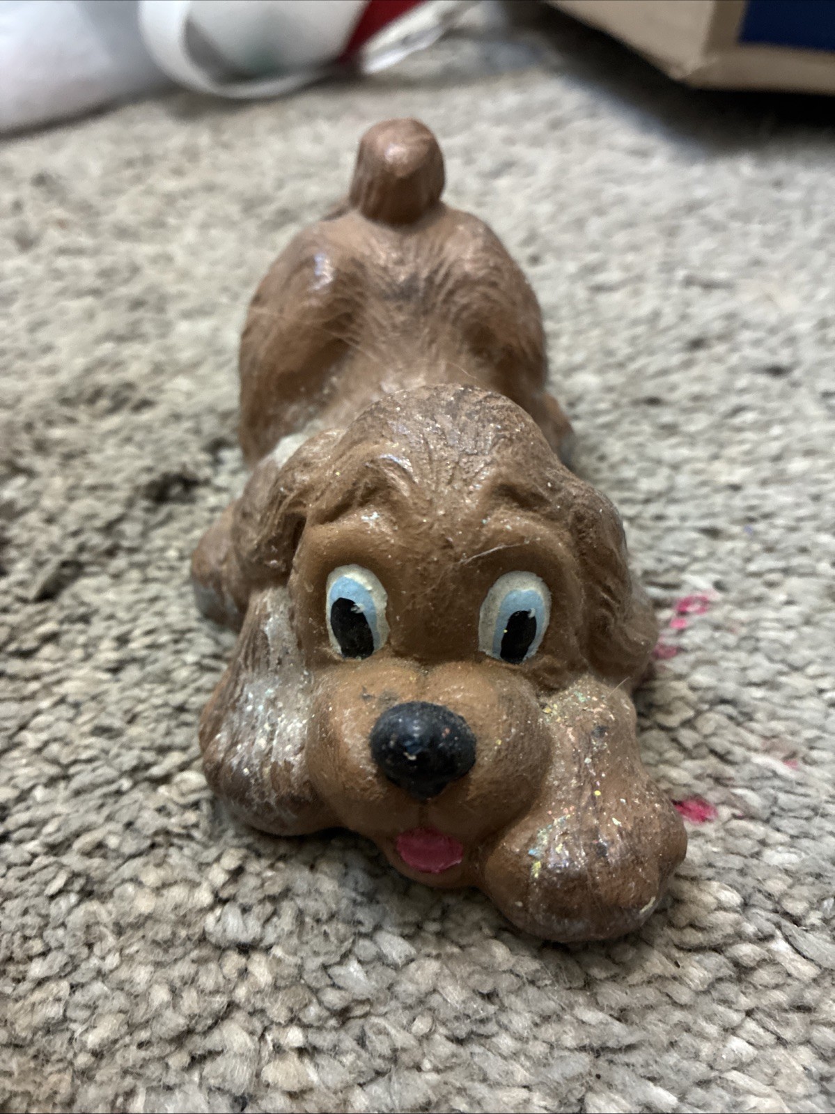 VTG Tinker Ware Moorcraft Stoneware Spaniel Dog Puppy Figurine Rare