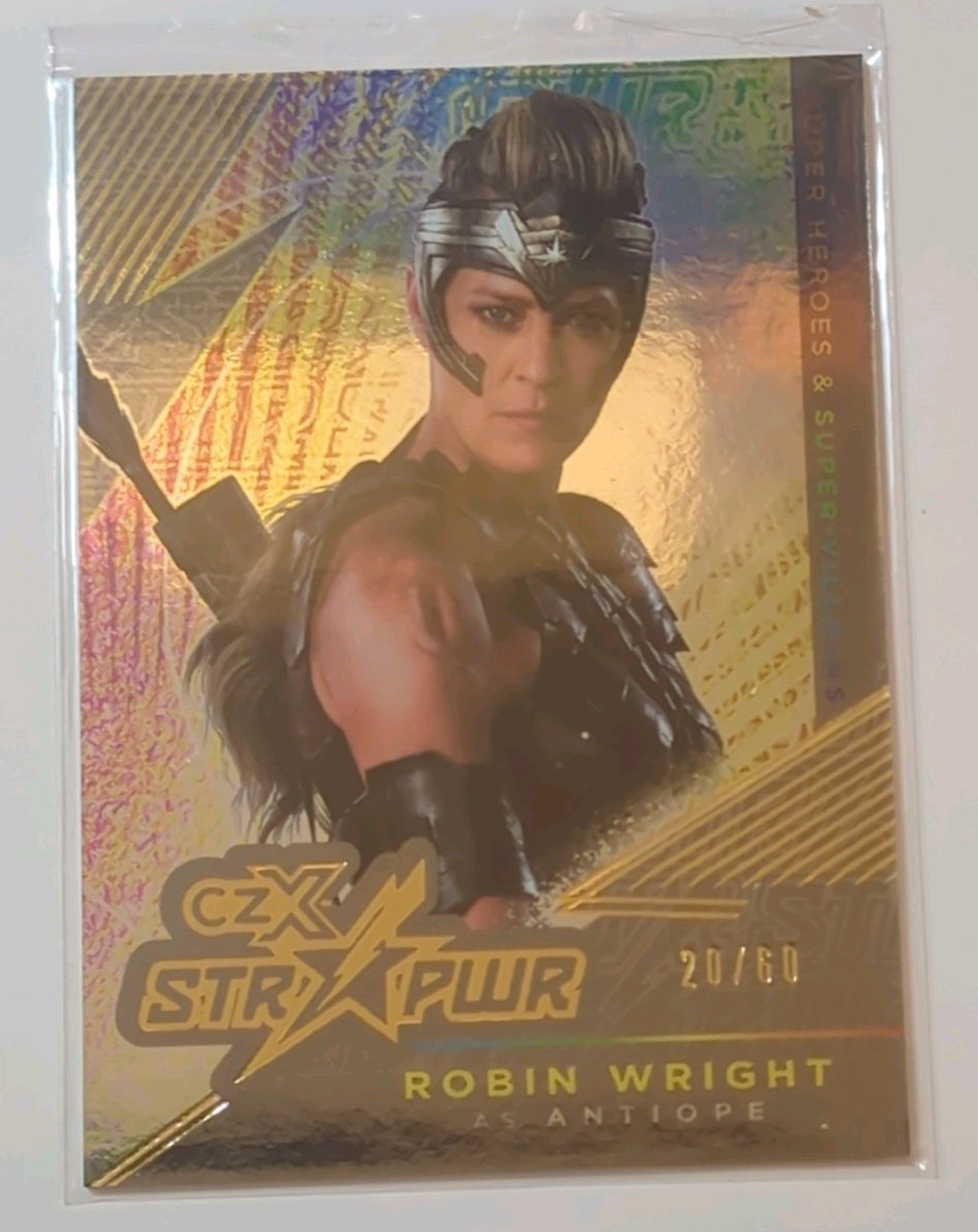Cryptozoic CZX Super Heroes + Villains STR PWR Silver S18 Robin Wright /30