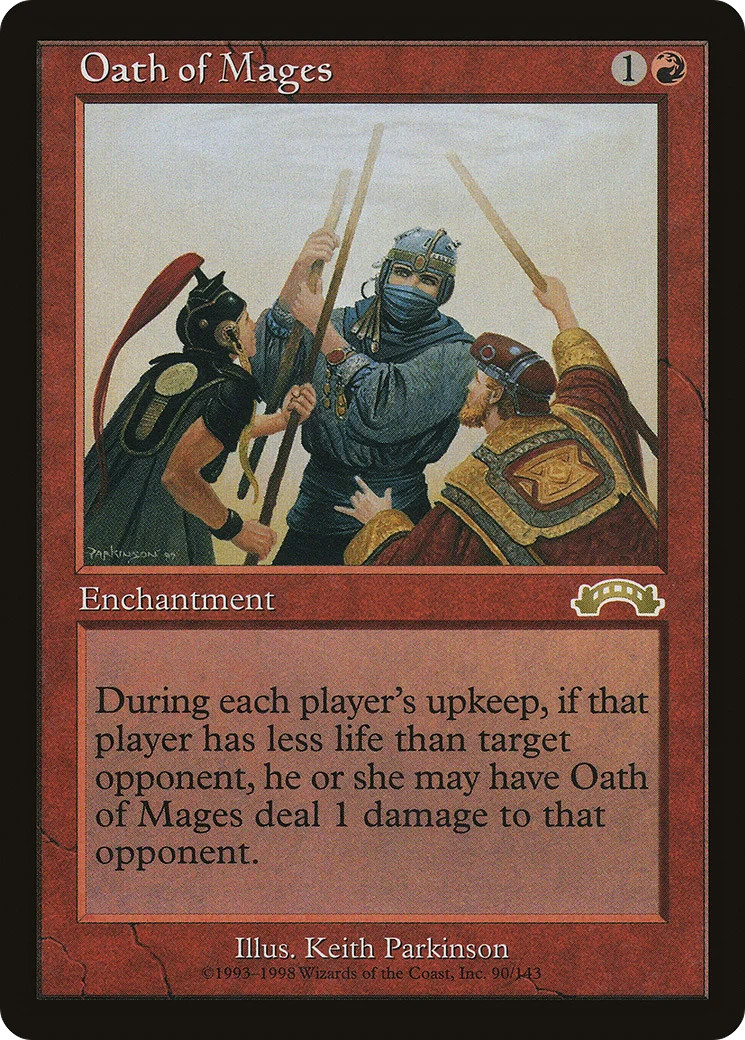 Oath of Mages [Exodus] Magic MTG