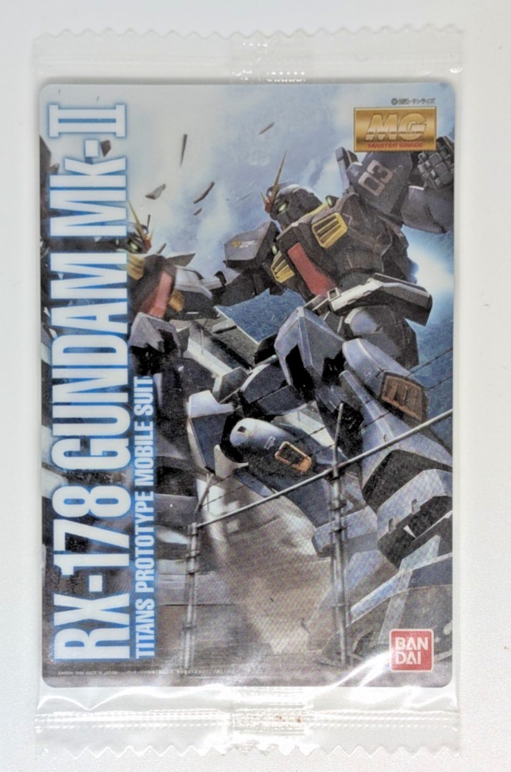 GUNDAM Gunpla Package Art Wafers Card Vol.2 No.042 RX-178 GUNDAM MK-II