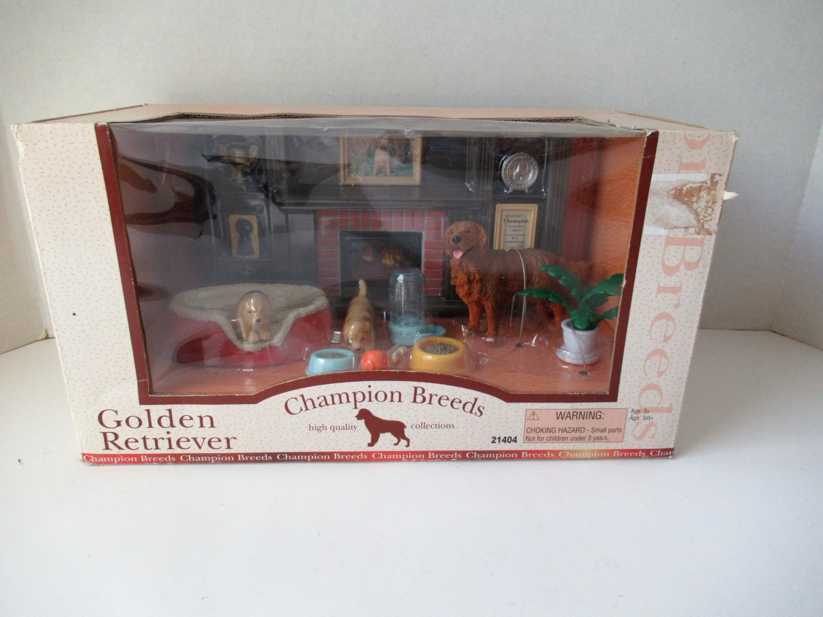 Keenway Champion Breeds Golden Retriever Play Set NIP New
