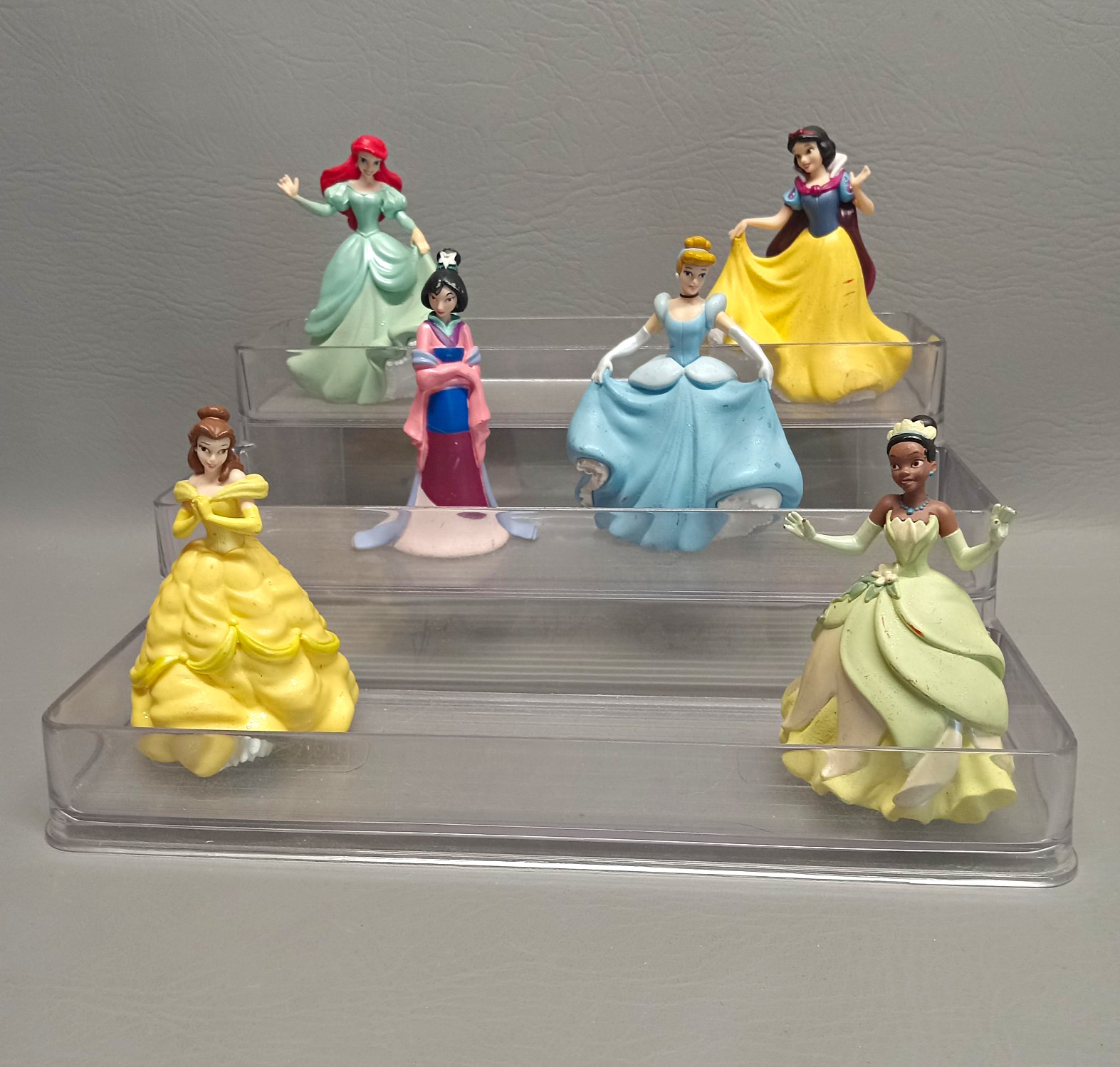 Disney Princess Lot of 6 PVC Figures Cake Toppers Toys