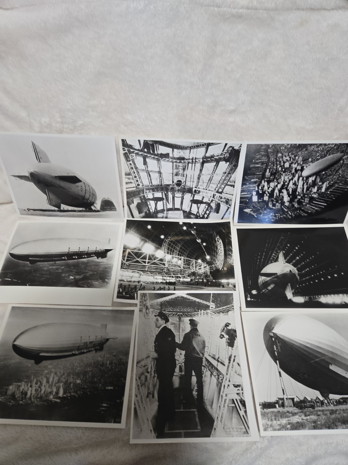 LOOK Photo LOT 9 USS MACON ZRS-5 Airship United States NAVY ARCHIVE PHOTOS