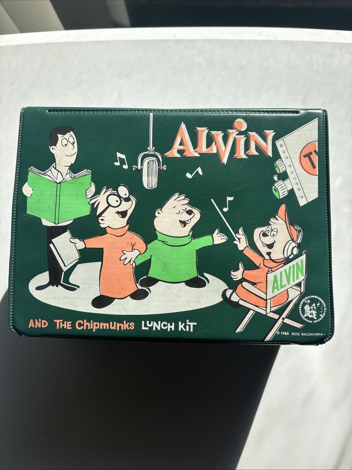 Alvin and The Chipmunks Lunch Box 1963 Rare Vintage
