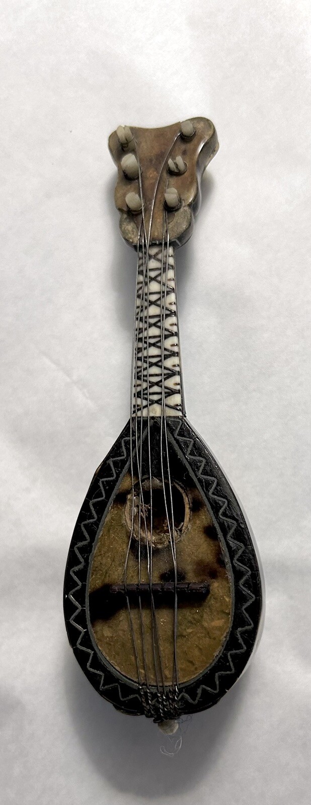 Antique 1860s French Doll Miniature Mandolin