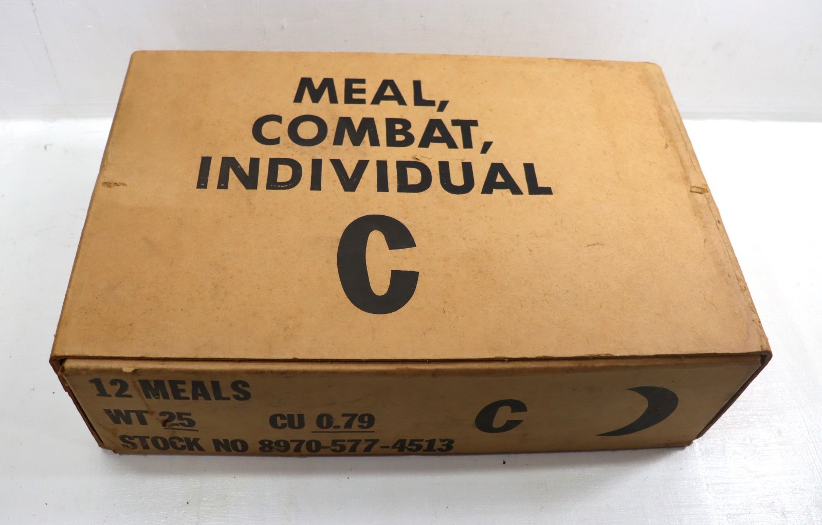 ORG VIETNAM ERA U.S. C-RATIONS PARTIAL CASE 1969 DATED