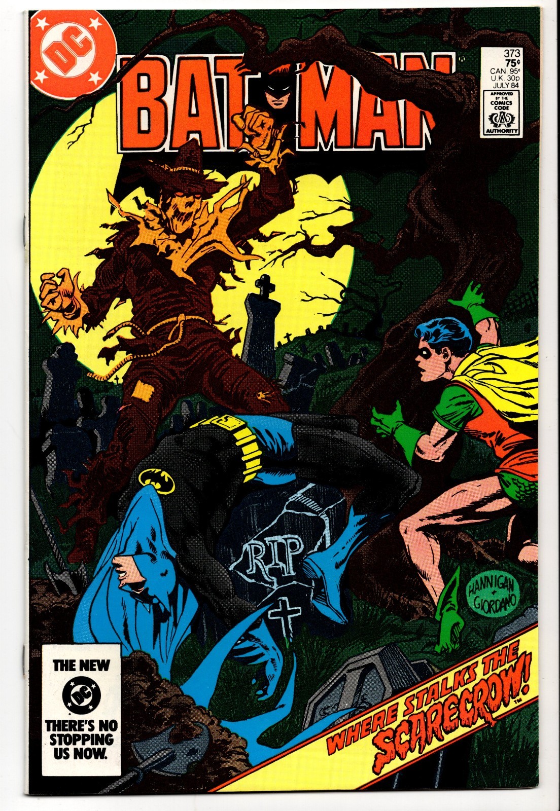 Batman #373 DC 1984 Scarecrow 9.0