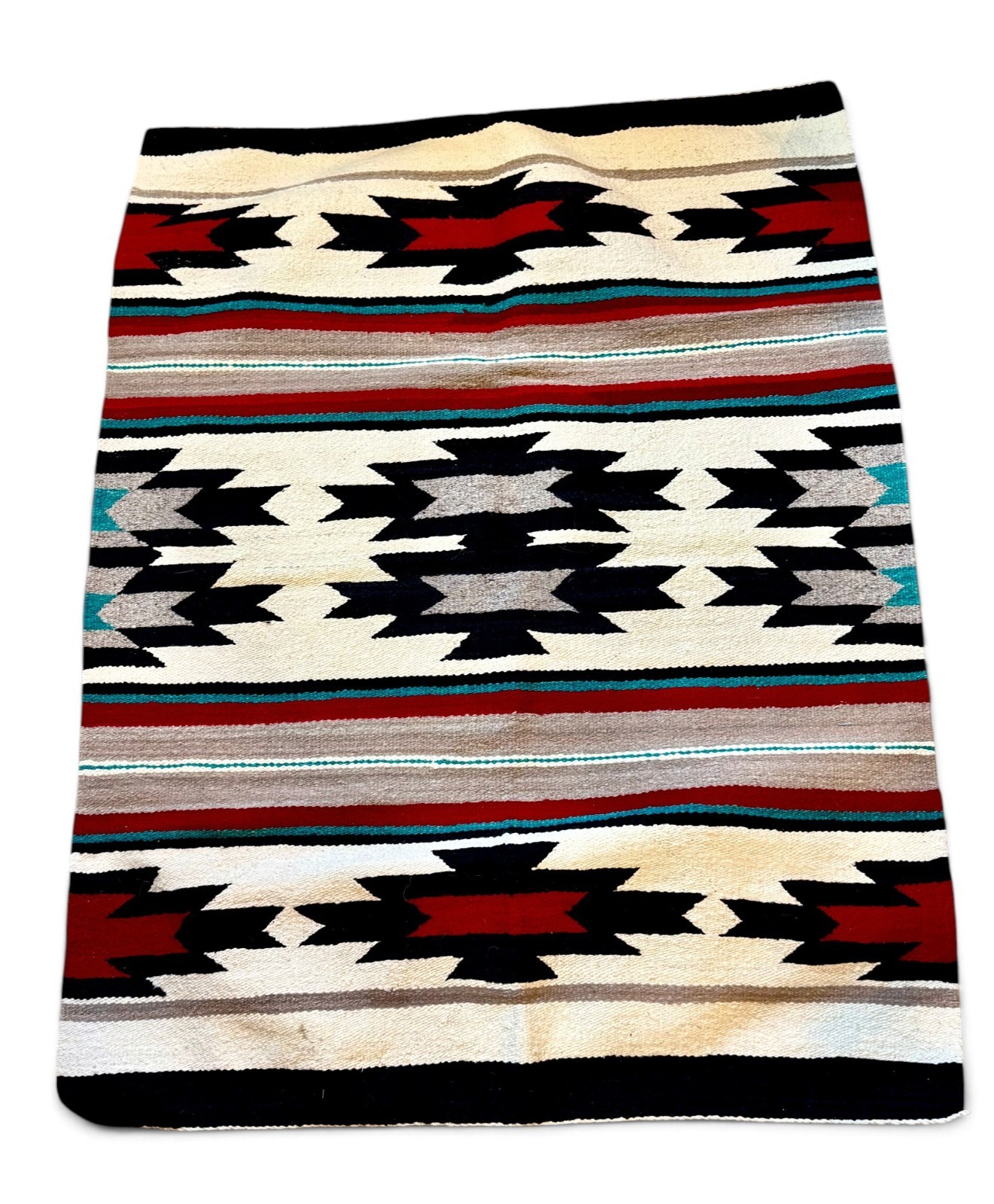Vintage Navajo Handwoven Saddle Blanket/Rug 53