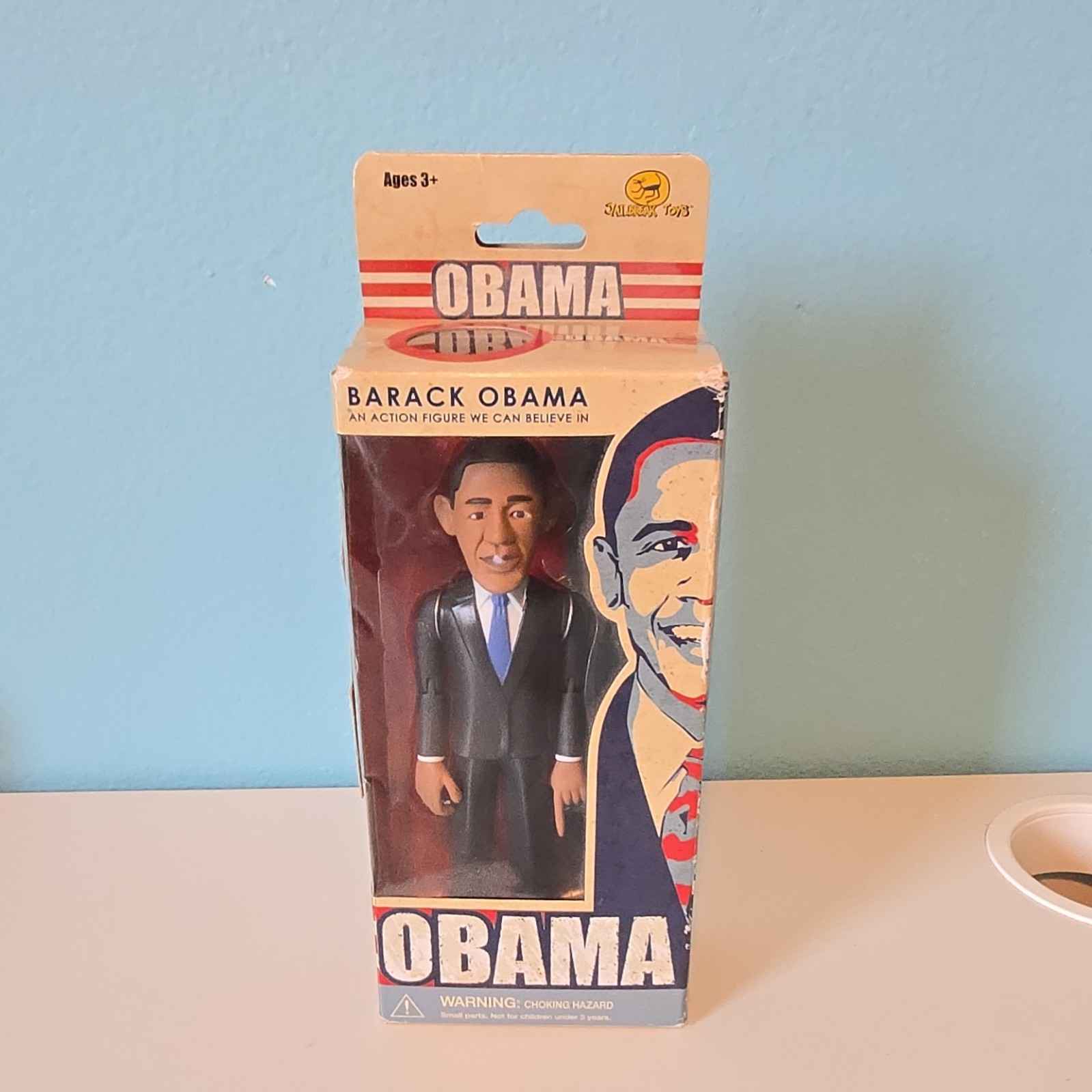 Barack Obama 6-inch Action Figure 2007 Jailbreak Toys