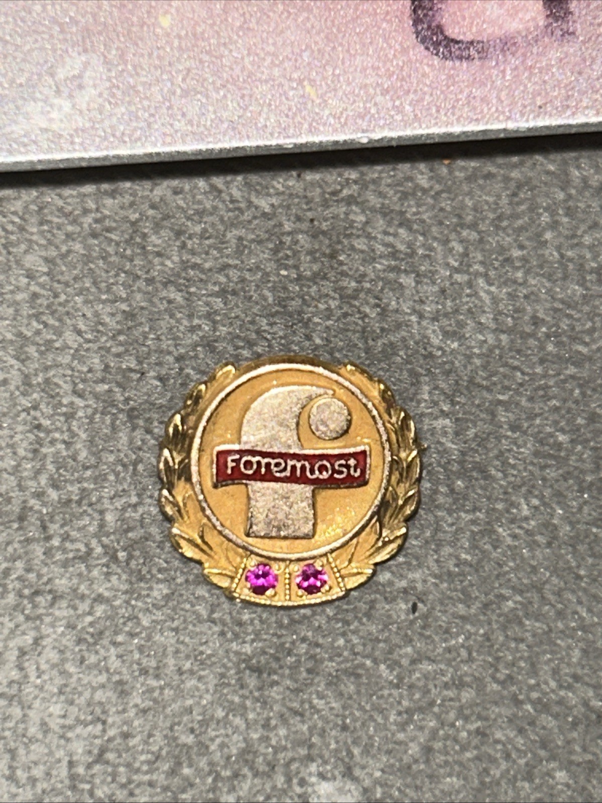 Foremost Dairy Employee Service Award Pin - 1/10 10K GF by Balfour