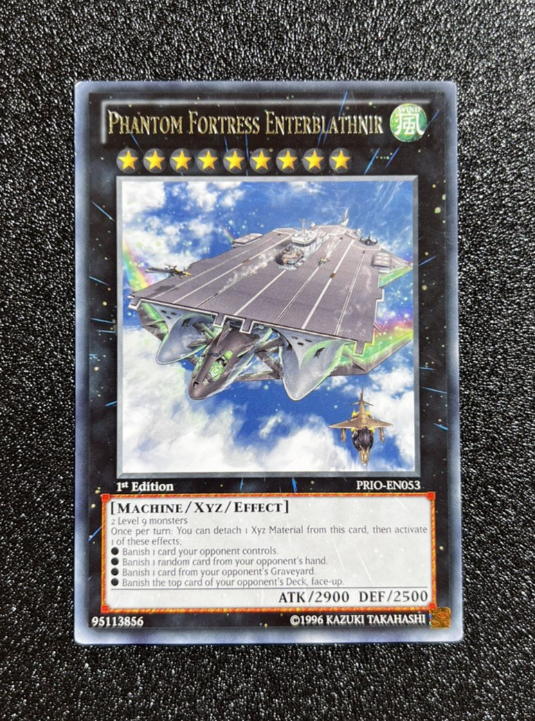 Phantom Fortress Enterblathnir | PRIO-EN053 | Rare | 1st Edition | YuGiOh | VLP