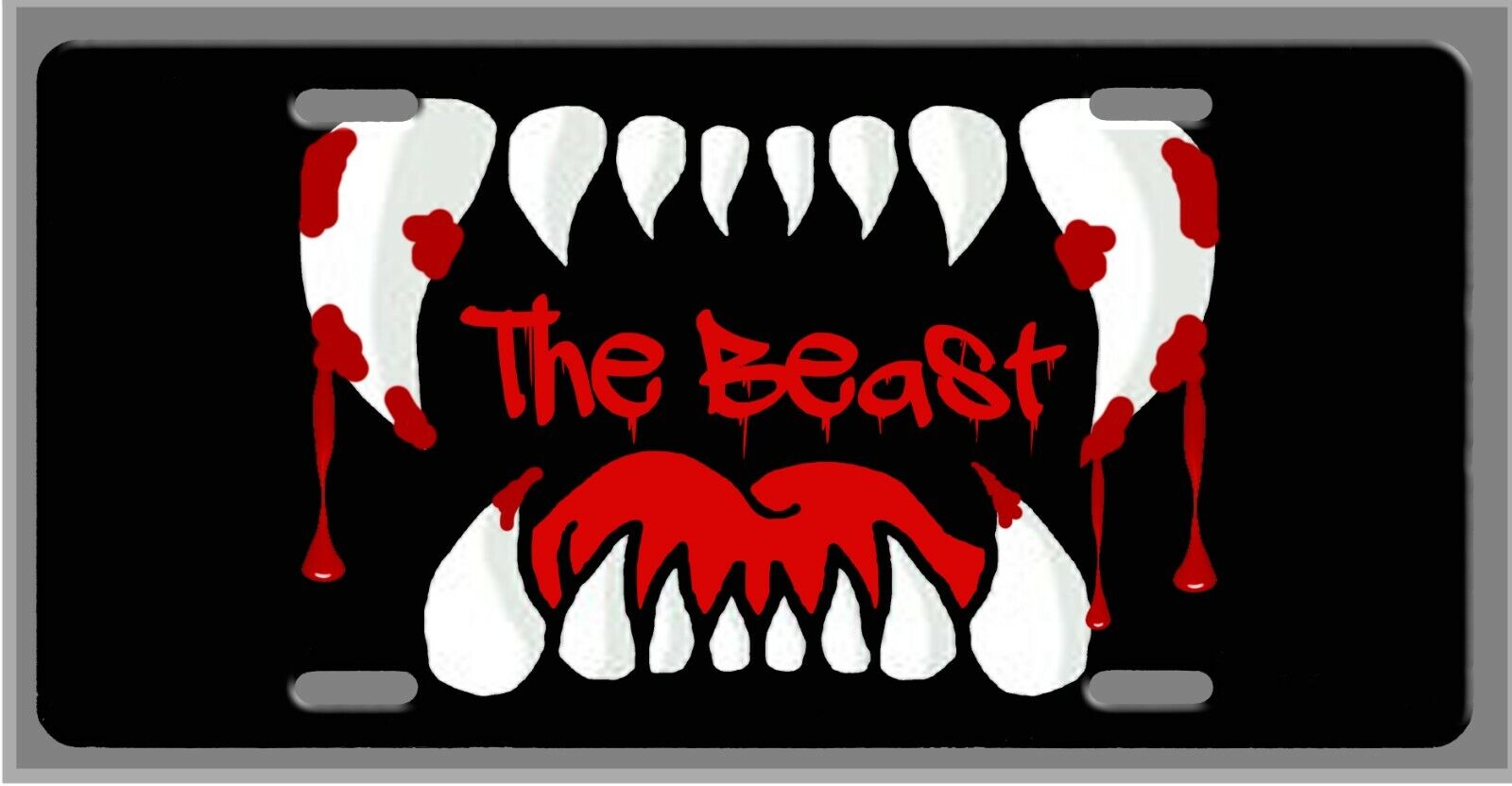 L@@K The Beast Gift Car Vanity Tag  License Plate 