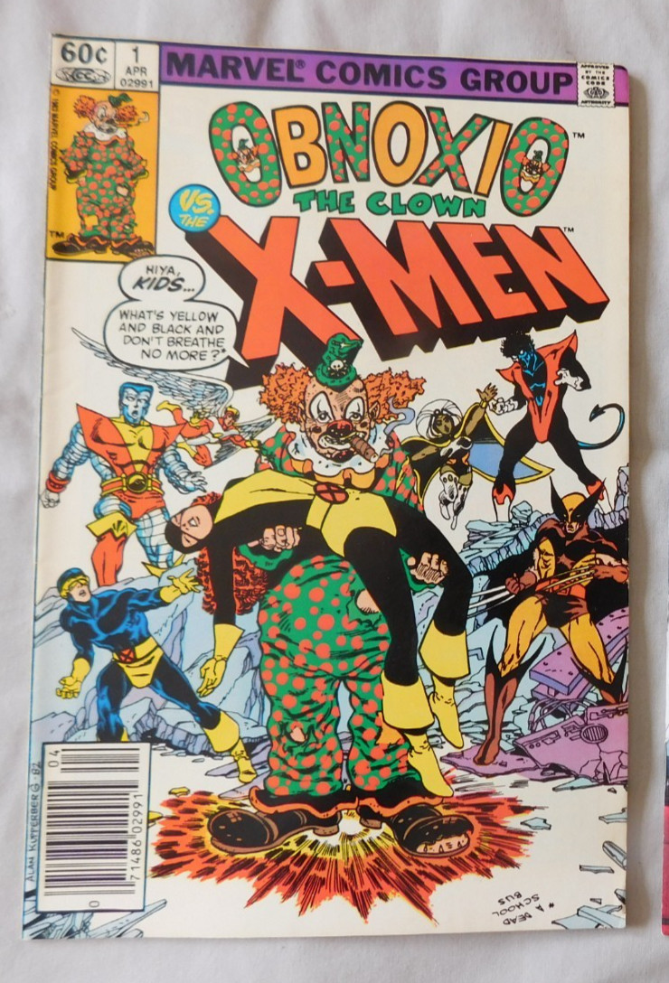 Obnoxio The Clown #1 vs. The X-Men 1983 Marvel Comics NM