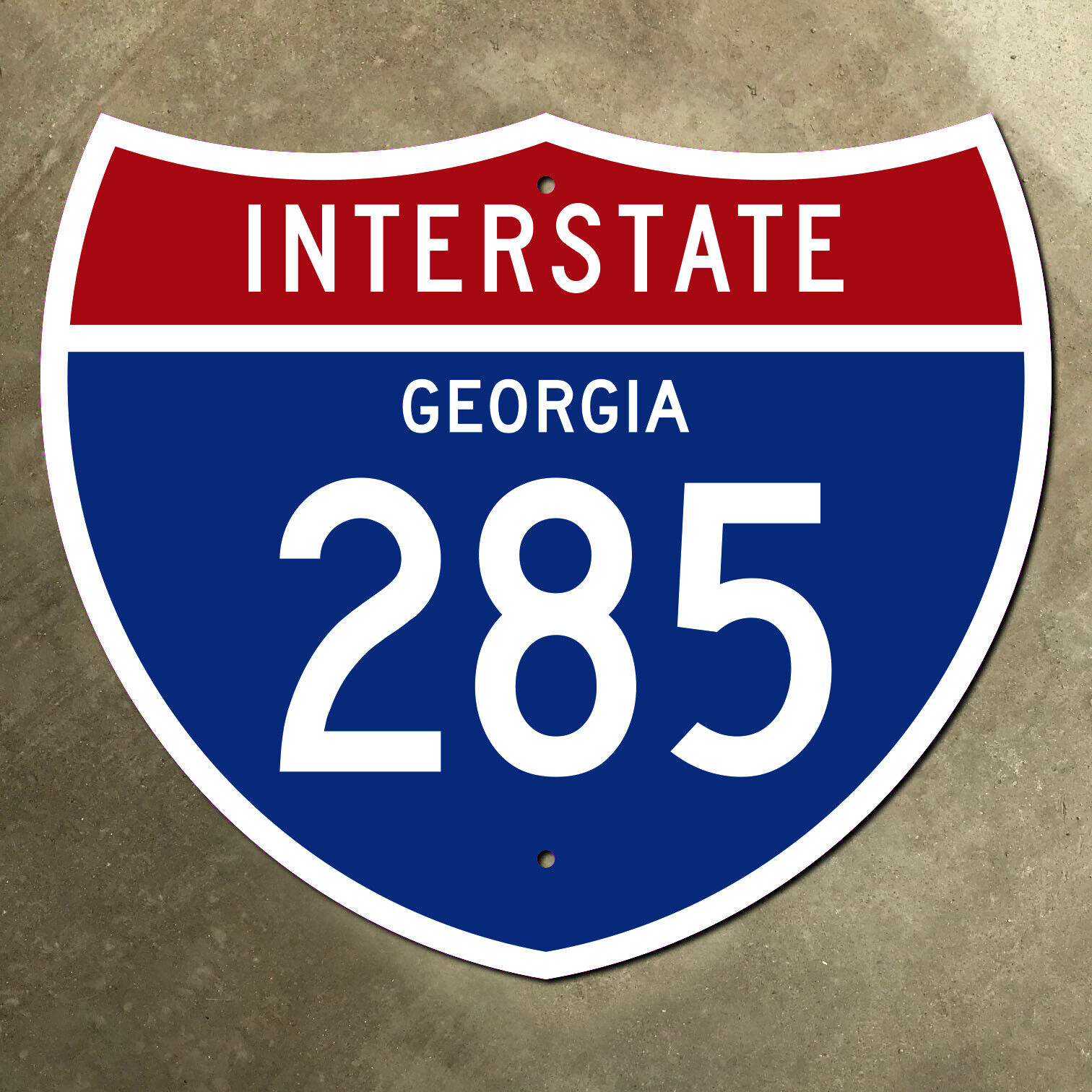 Georgia interstate route 285 highway marker road sign 13x11 Atlanta loop 1961