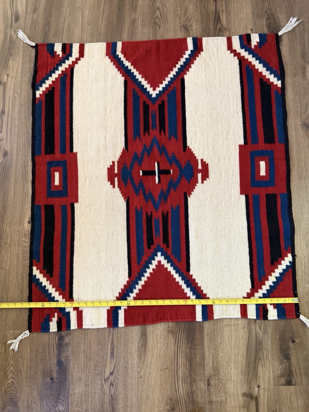 Vintage Southwest - Navajo Chief Style Wool Woven Rug