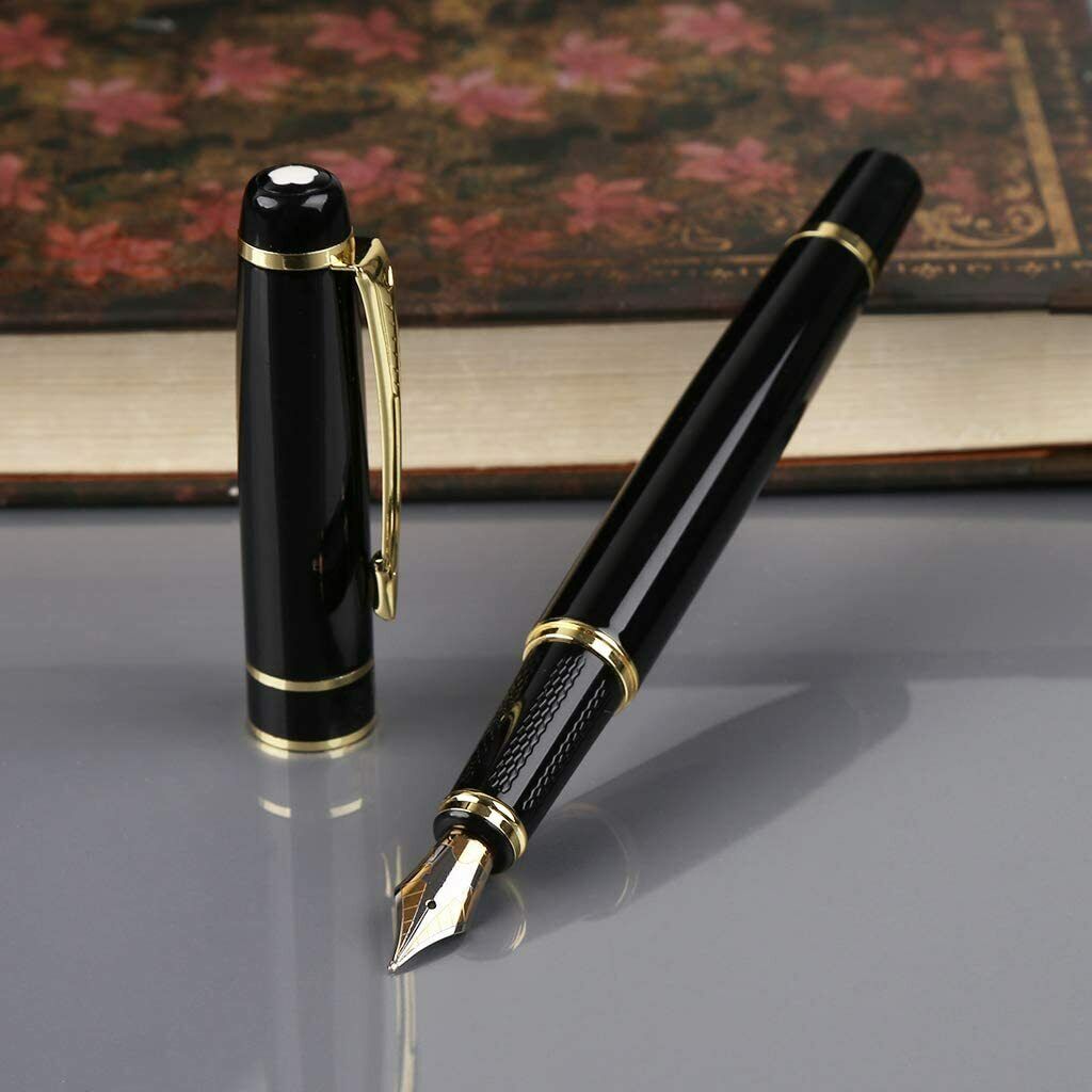 Hero 1501 Fountain Pen FREE Leather Case Business Writing Gift