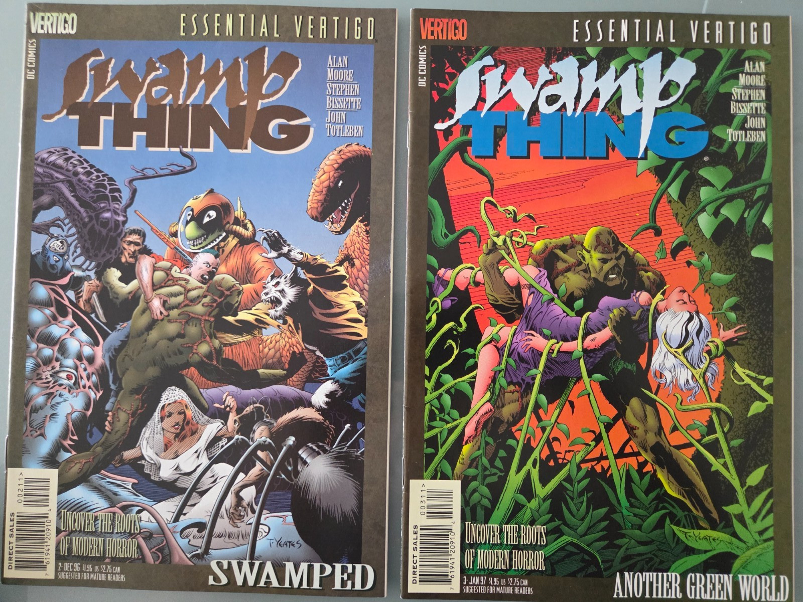 ESSENTIAL VERTIGO SWAMP THING SET OF 14 ISSUES (1996) VERTIGO COMICS ALAN MOORE ESSENTIAL VERTIGO SWAMP THING SET OF 14 ISSUES (1996) VERTIGO COMICS ALAN MOORE