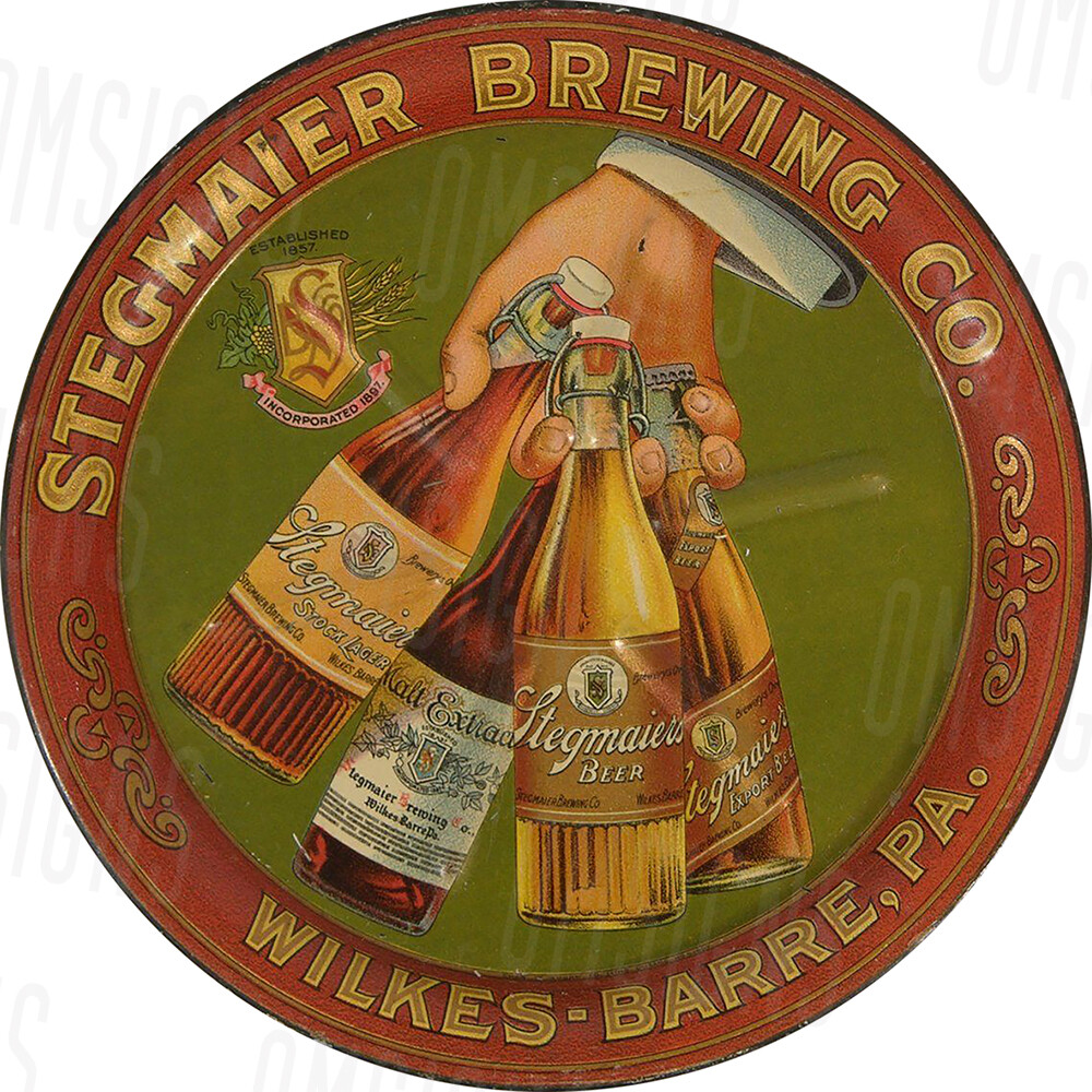 Vintage Stegmaier Brewing Company Reproduction Metal Sign Vintage Stegmaier Brewing Company Reproduction Metal Sign