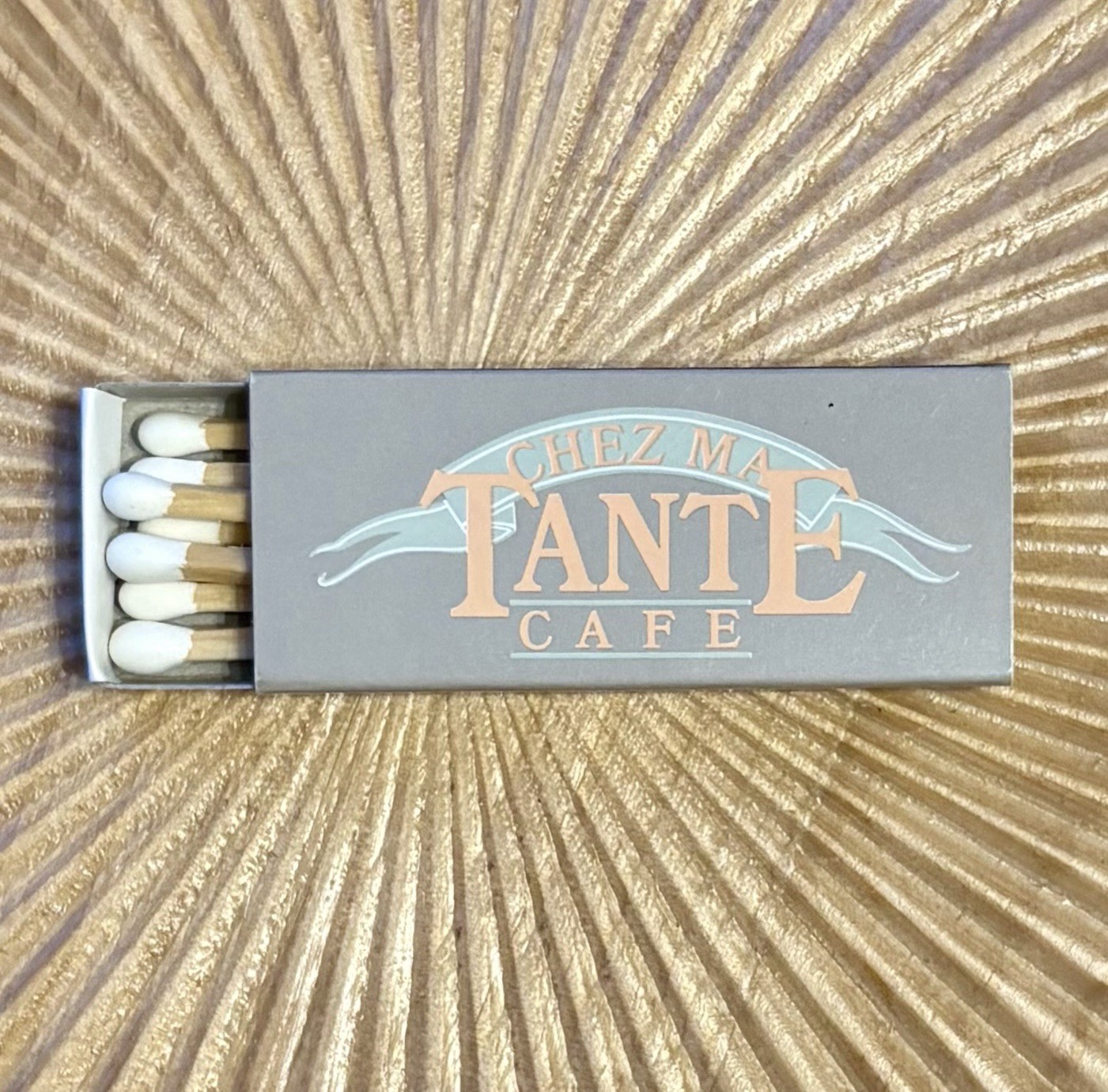 Chez Ma Tante NYC Restaurant Matchbook BRAND NEW Full Matchbox New York City