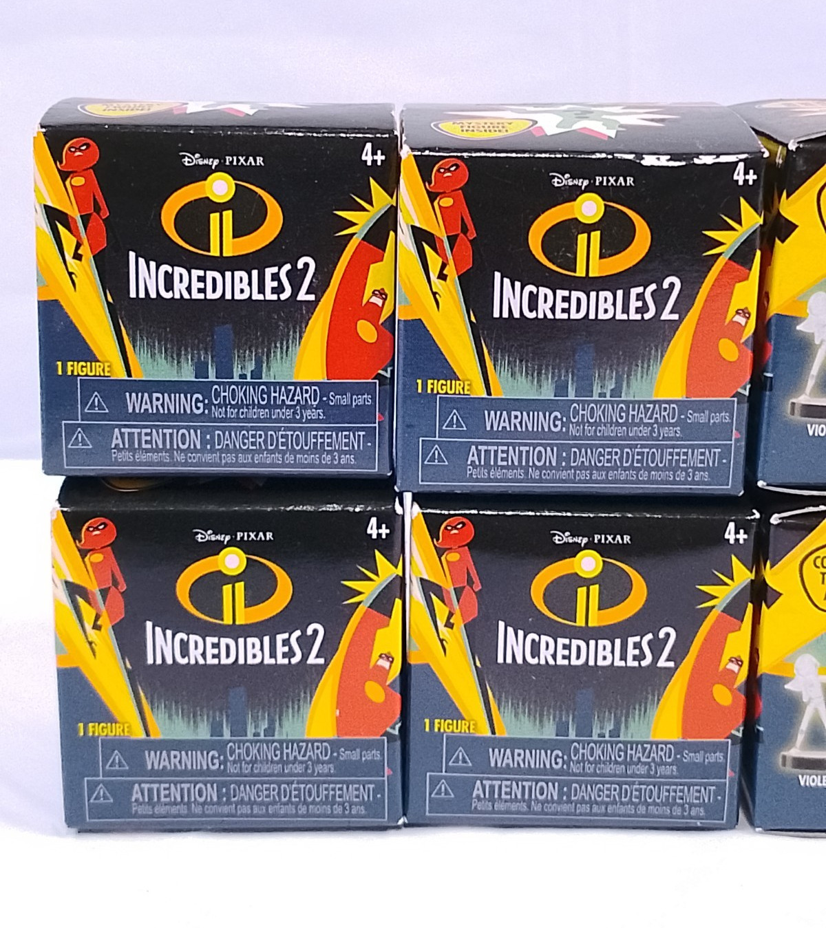 Jakks Pacific Incredibles 2 Mini Supers Serie 2 Mystery Blind Box Lot of 8
