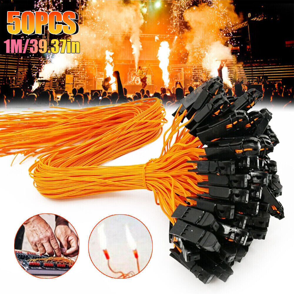 50pcs/lot 39.37in Electric Connecting Wire for Fireworks Firing System Igniter