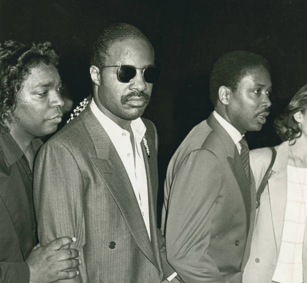 Musician Stevie Wonder at 