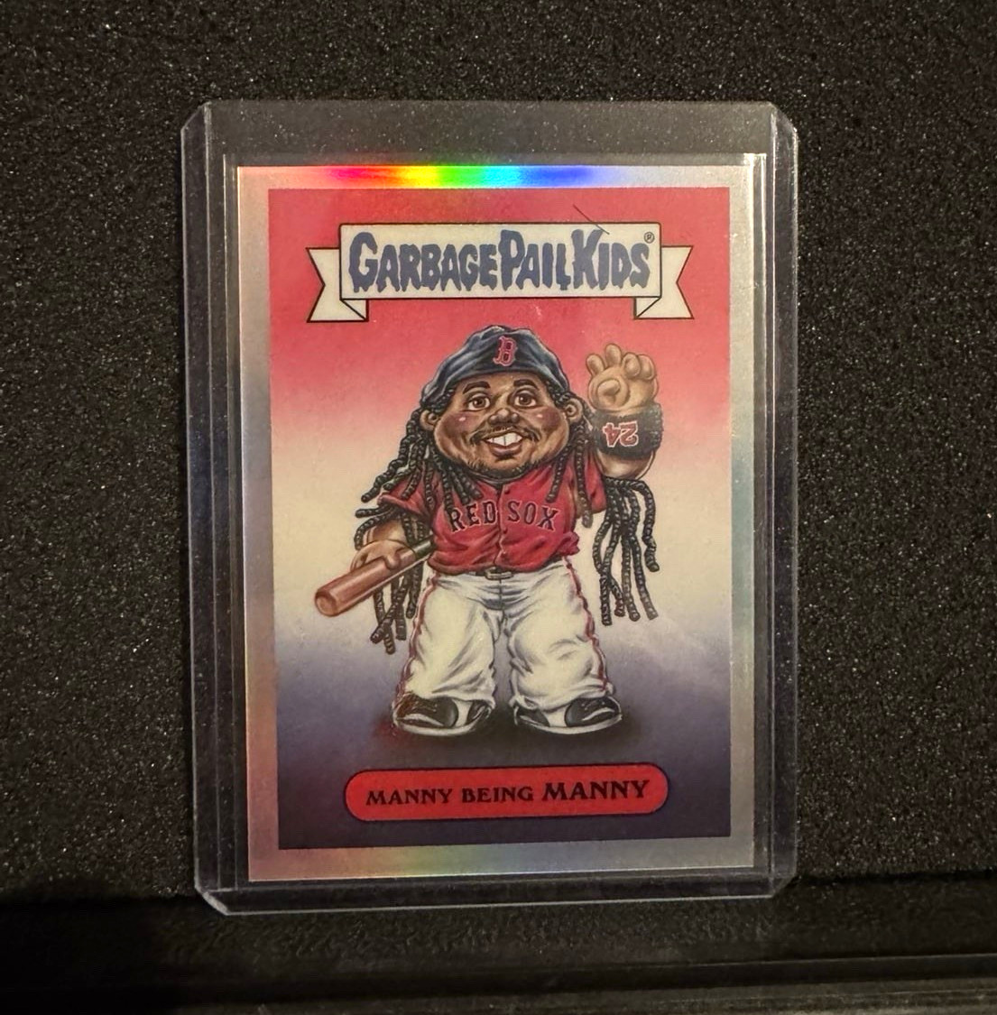 Topps 2026 Garbage Pail Kids Manny Being Manny GPK-27 Manny Ramirez Hologram