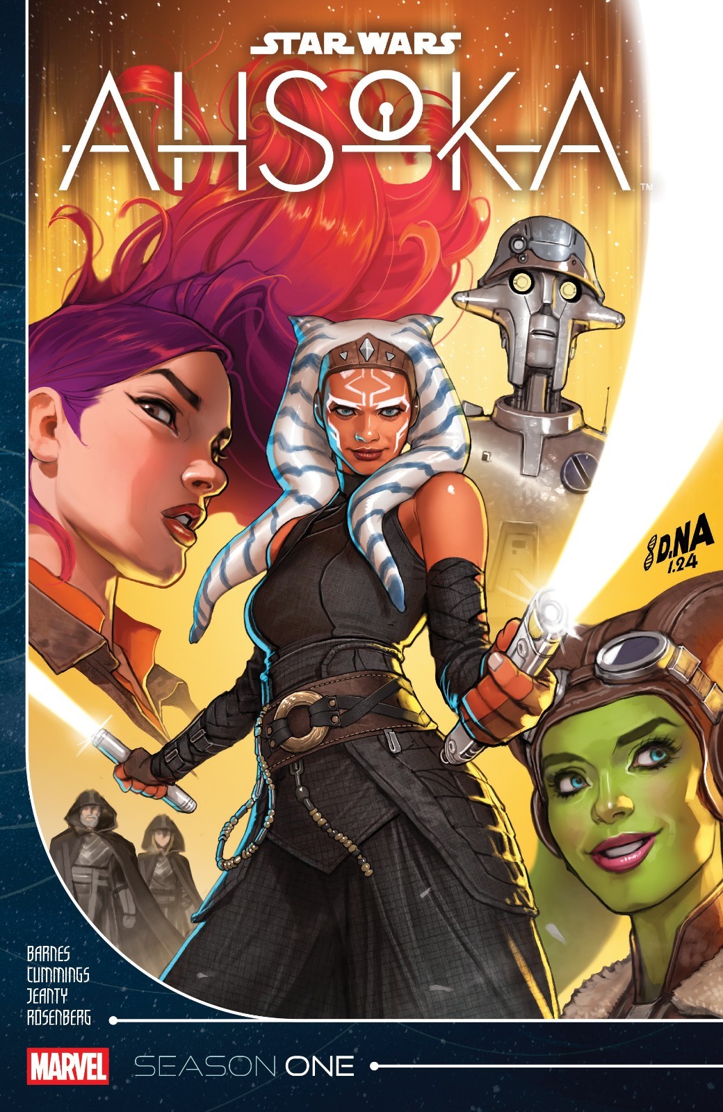 Star Wars: Ahsoka - Season One Graphic Novel David Nakayama Cover (Marvel 2025) Star Wars: Ahsoka - Season One Graphic Novel David Nakayama Cover (Marvel 2025)