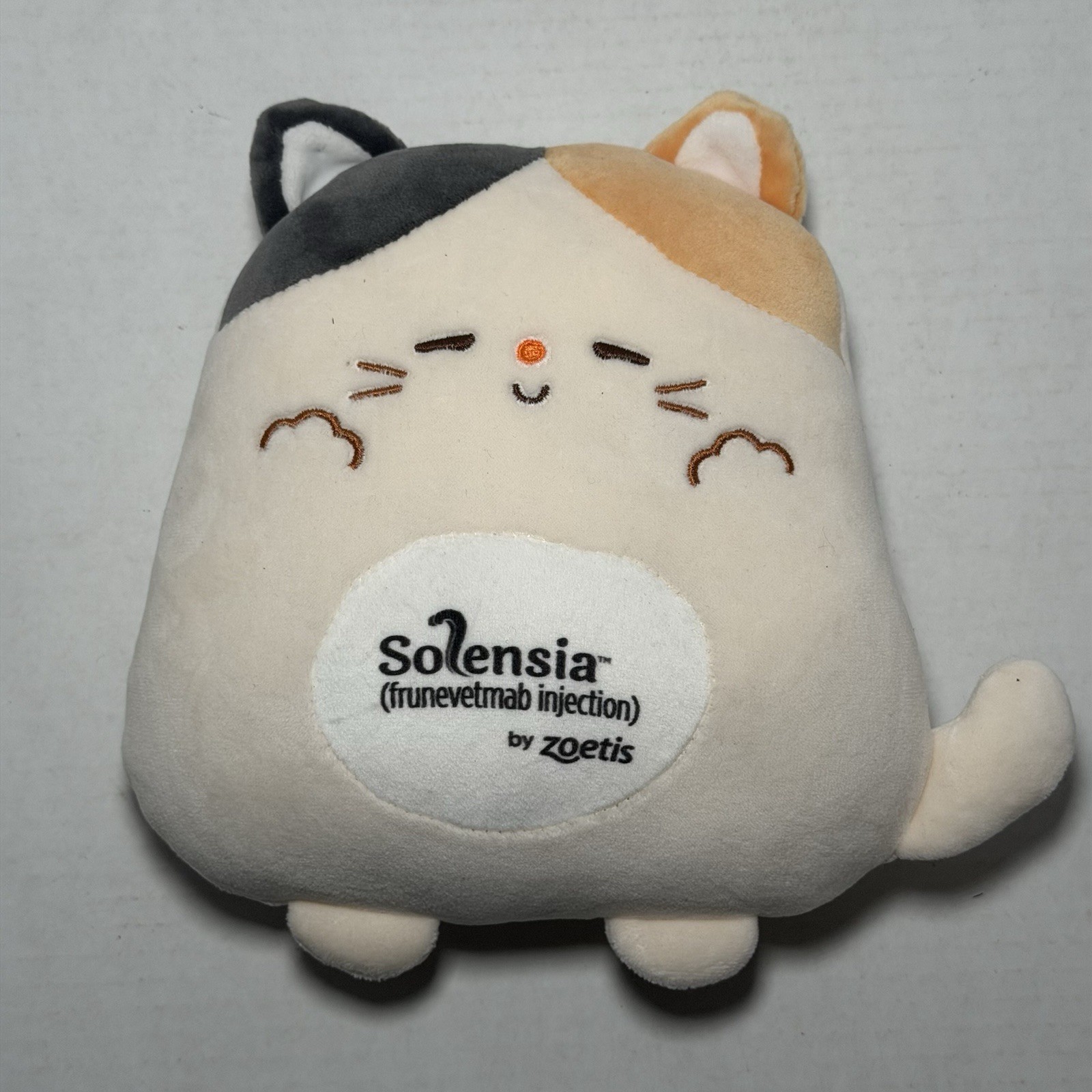 Solensia by zoetis Cat Squishmallow Stuffed Animal Pharmaceutical Rep Vet Plush