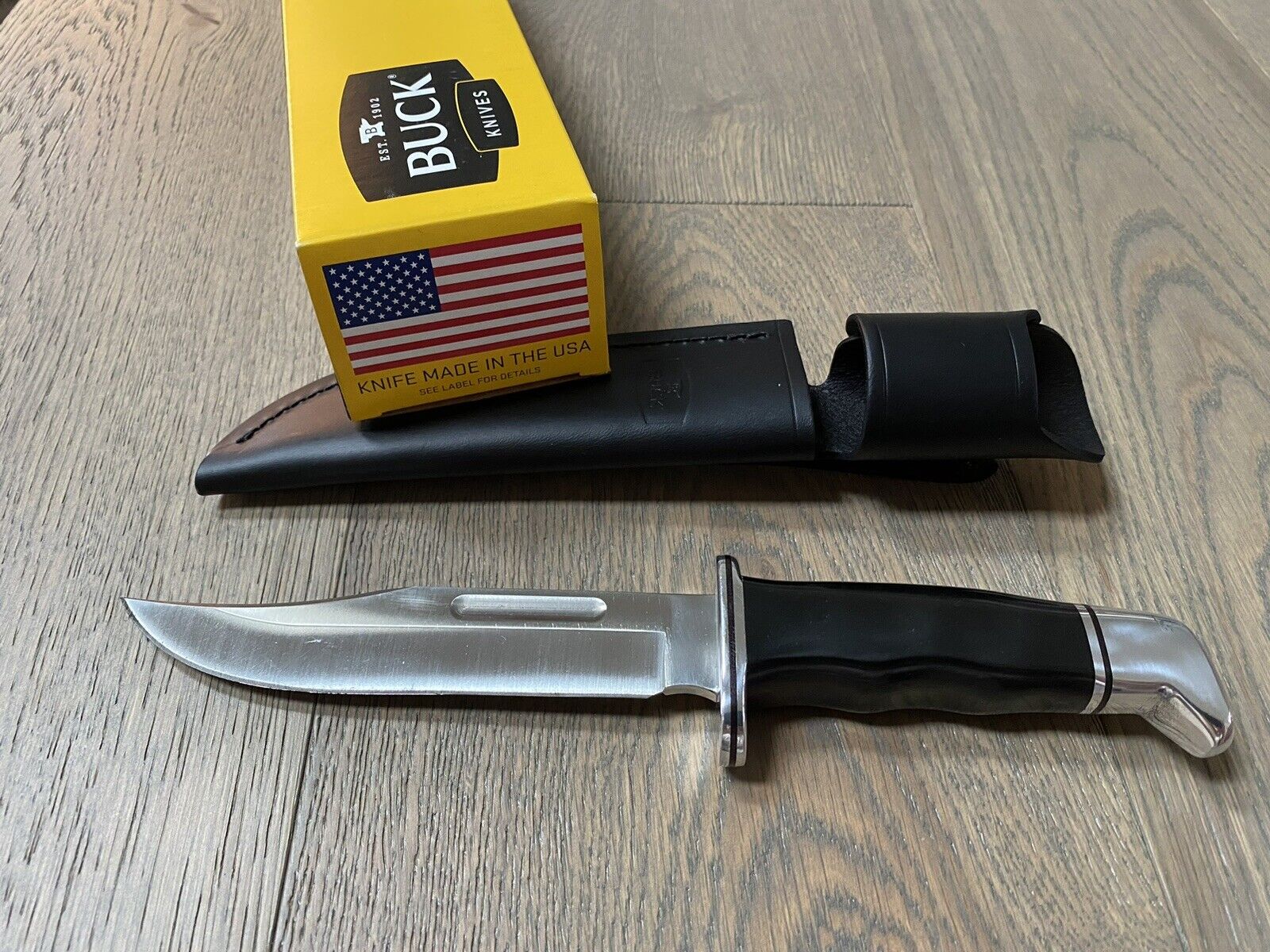 Buck 119 Special Fixed Blade Hunting Knife U.S.A. 119 BKS-B- #9207