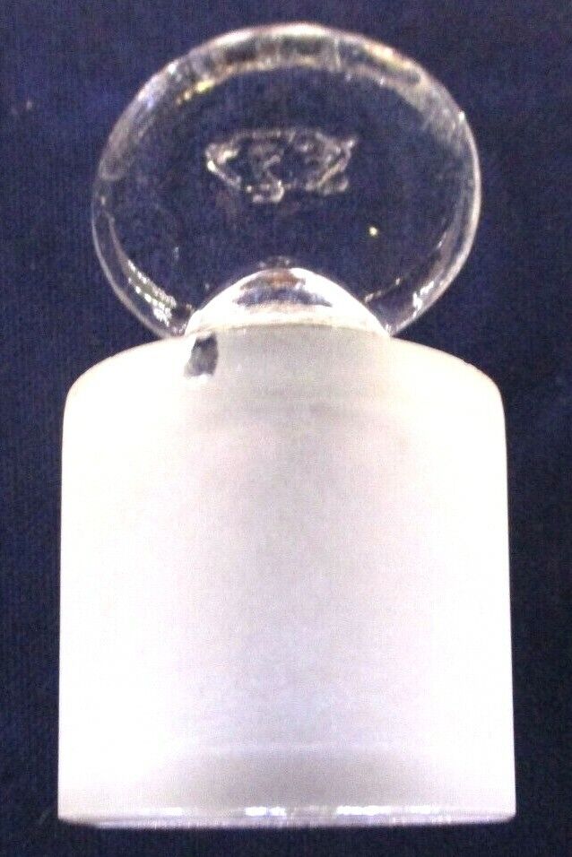 Bottle Stopper Vintage Medium Plain Top Glass Decanter 2 1/16\