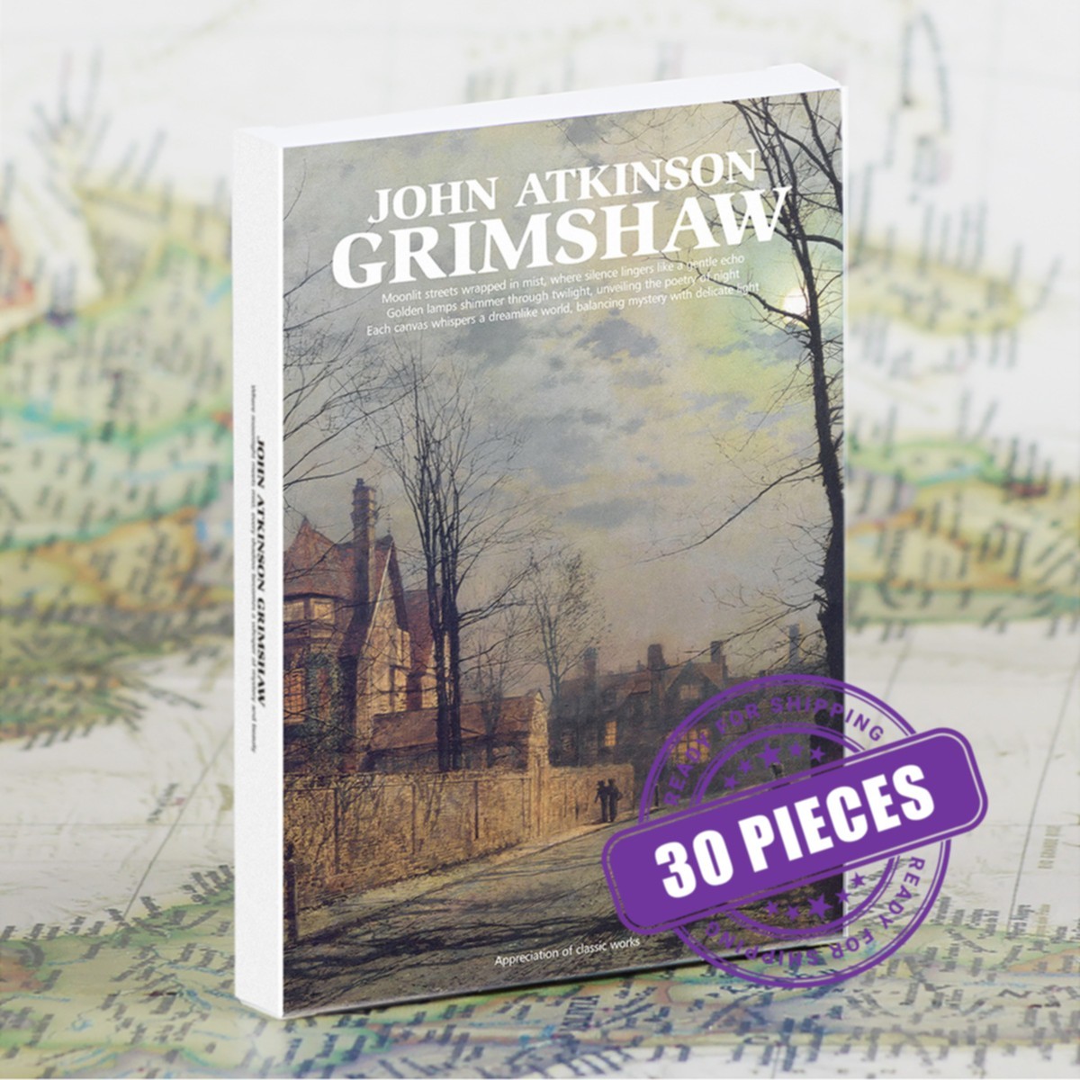 Postcard | John Atkinson Grimshaw | Paintings Artist Collage Wall Art 30 Pieces Postcard | John Atkinson Grimshaw | Paintings Artist Collage Wall Art 30 Pieces