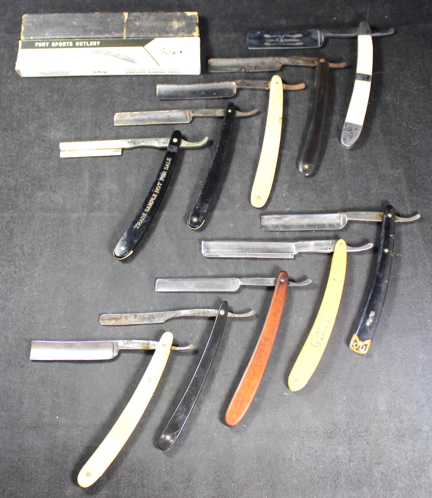 (10) Vintage Straight Razor Lot #2 - Torrey - Yankee - Klopp - Par - Camillus (10) Vintage Straight Razor Lot #2 - Torrey - Yankee - Klopp - Par - Camillus